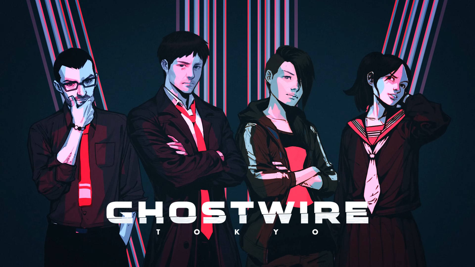 Kẻ thù bí ẩn trong game Ghostwire Tokyo Hình nền
