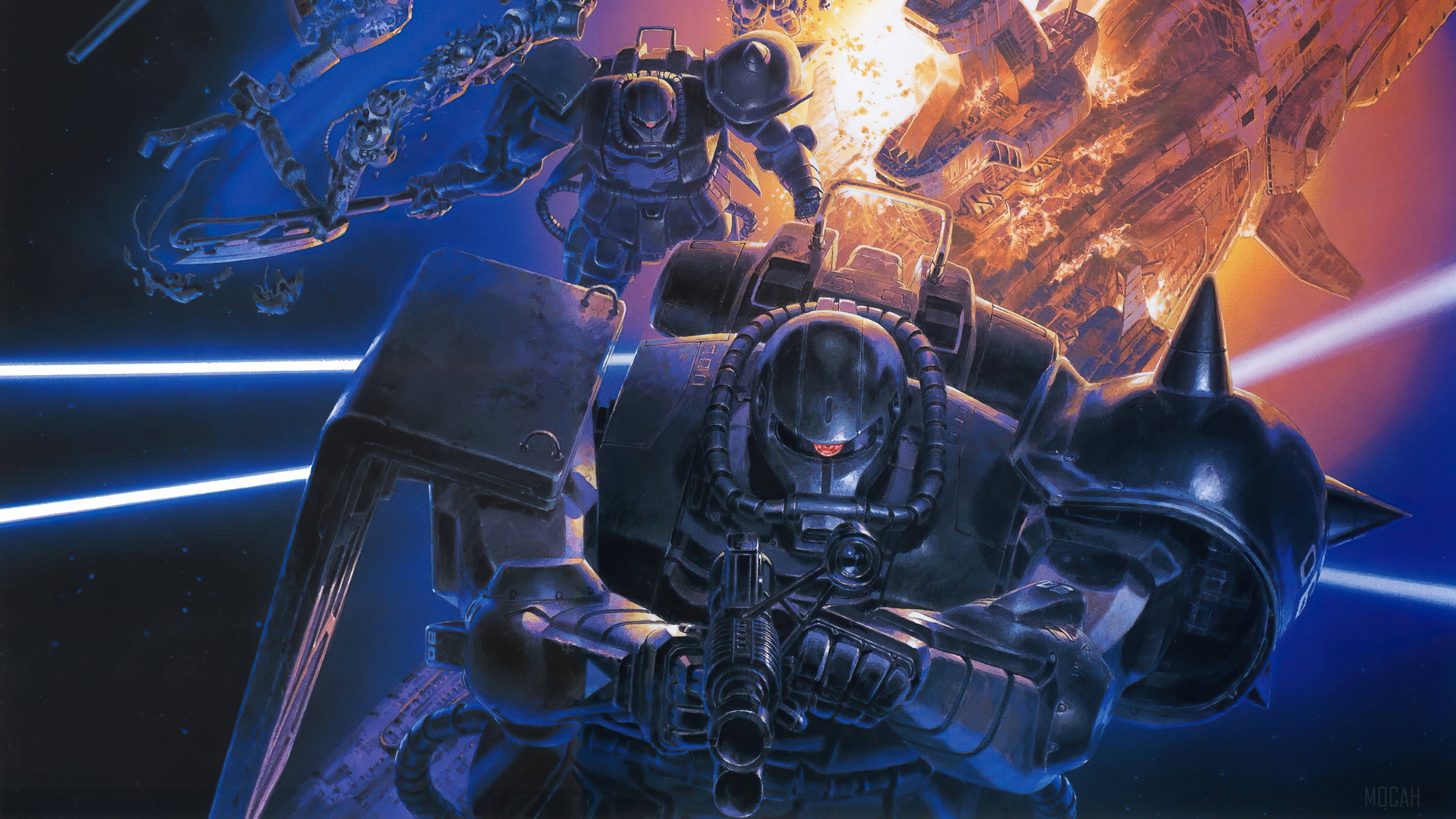Kẻ thù trong Anime Mobile Suit Gundam Hình nền