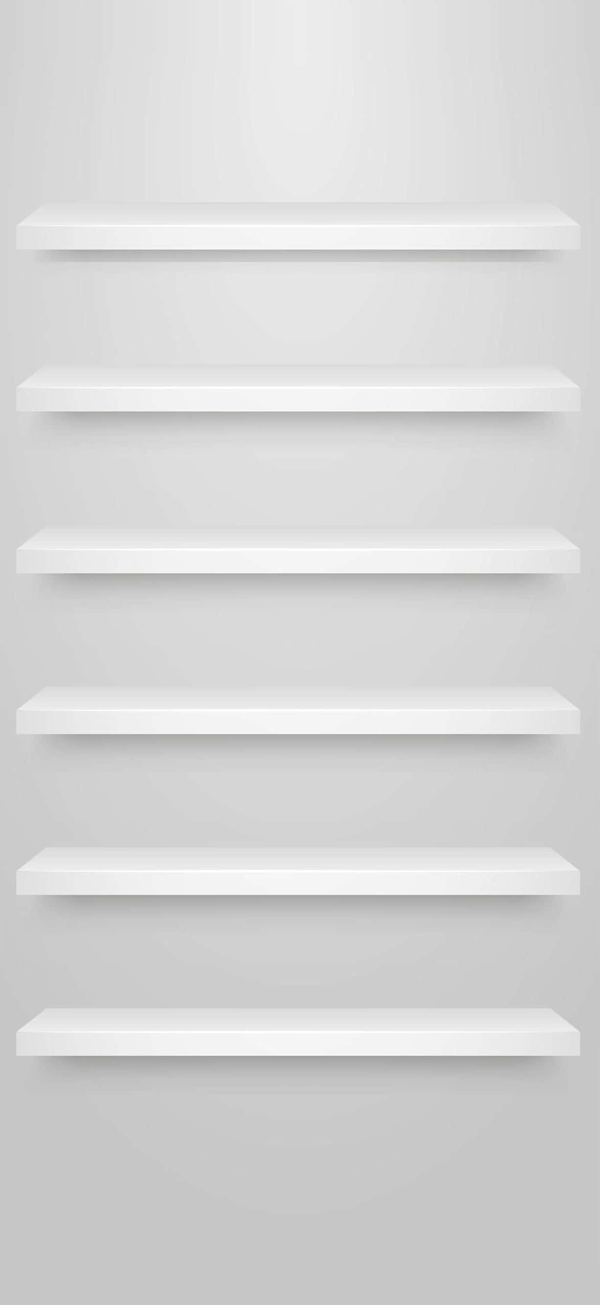 Kệ trắng iPhone Hình nền