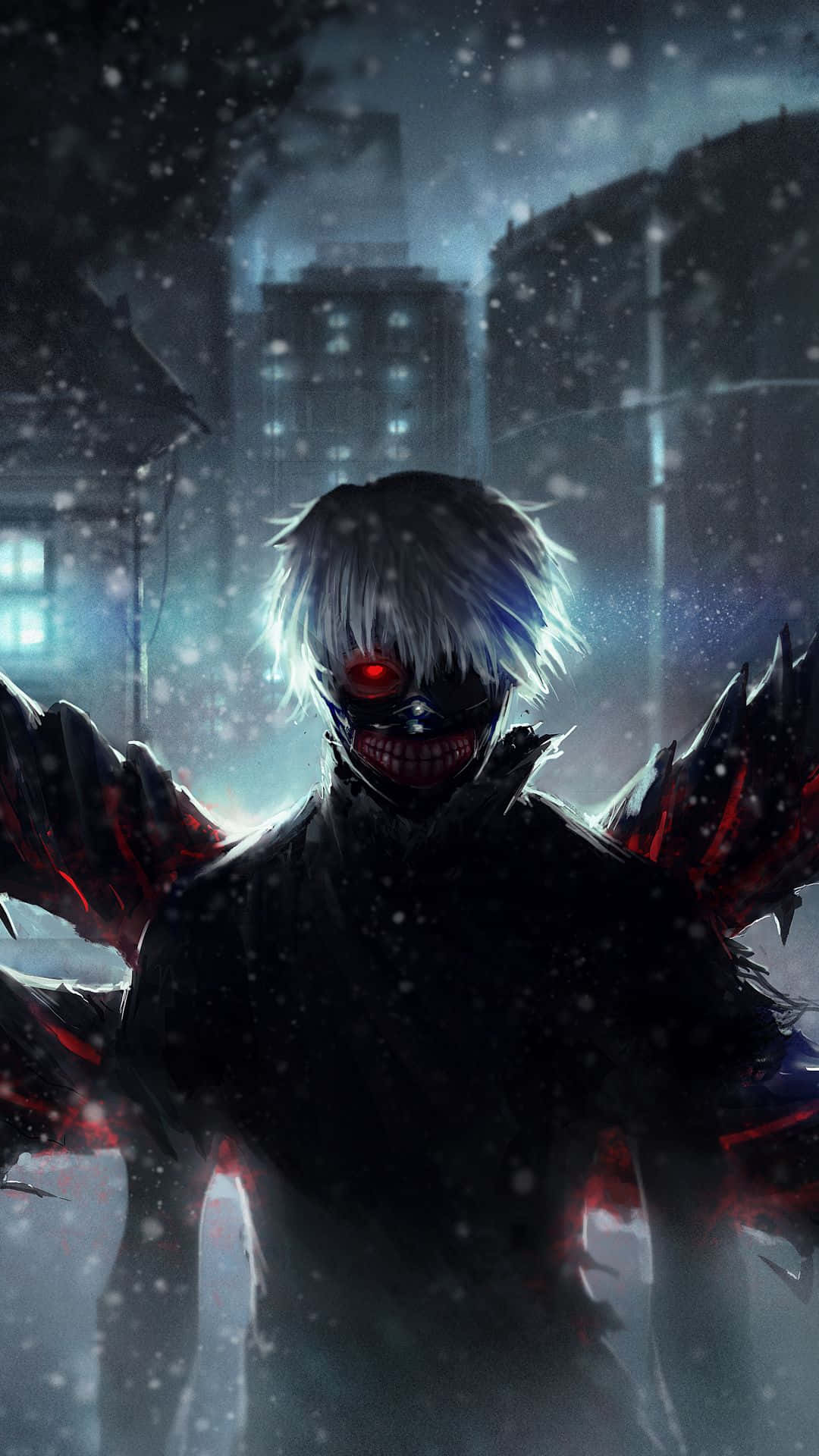 Ken Kaneki một mắt, ác quỷ ám ảnh Tokyo hậu tận thế Hình nền