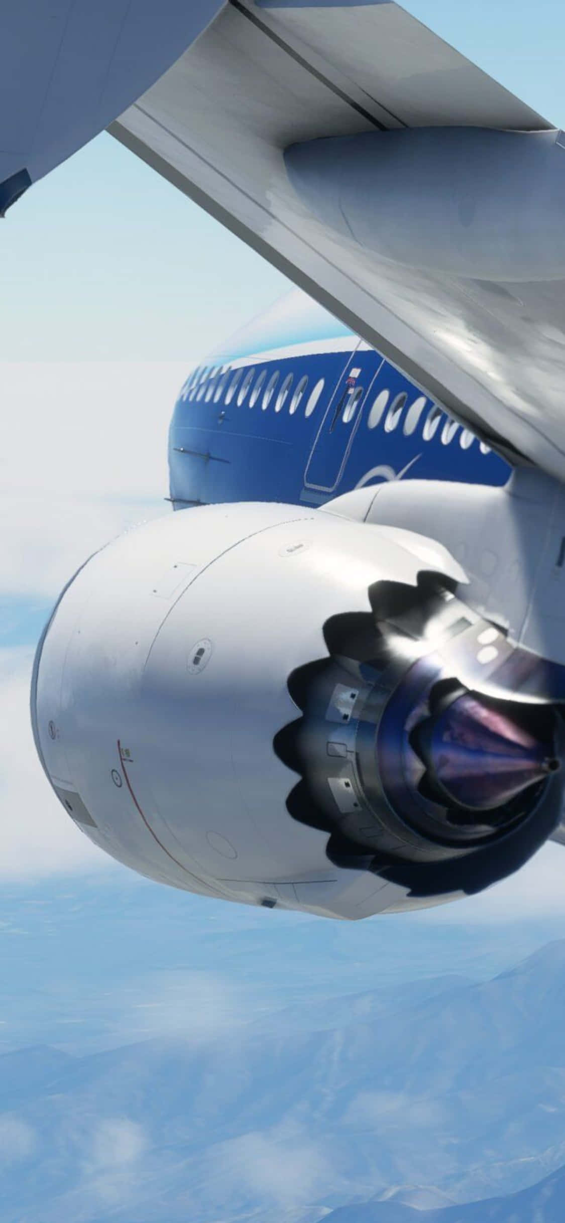 Khám phá Bầu trời trong Microsoft Flight Simulator trên iPhone XS Hình nền