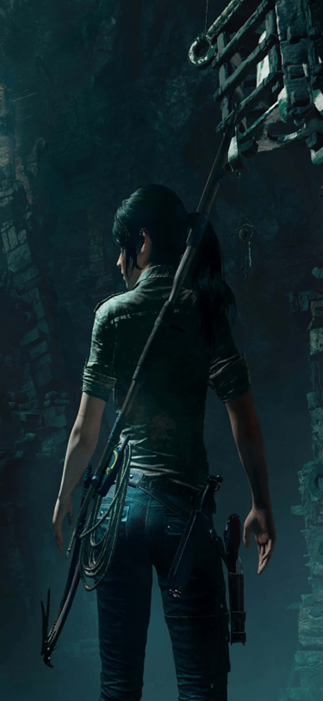 Khám phá chiều sâu của Shadow of the Tomb Raider trên iPhone X Hình nền