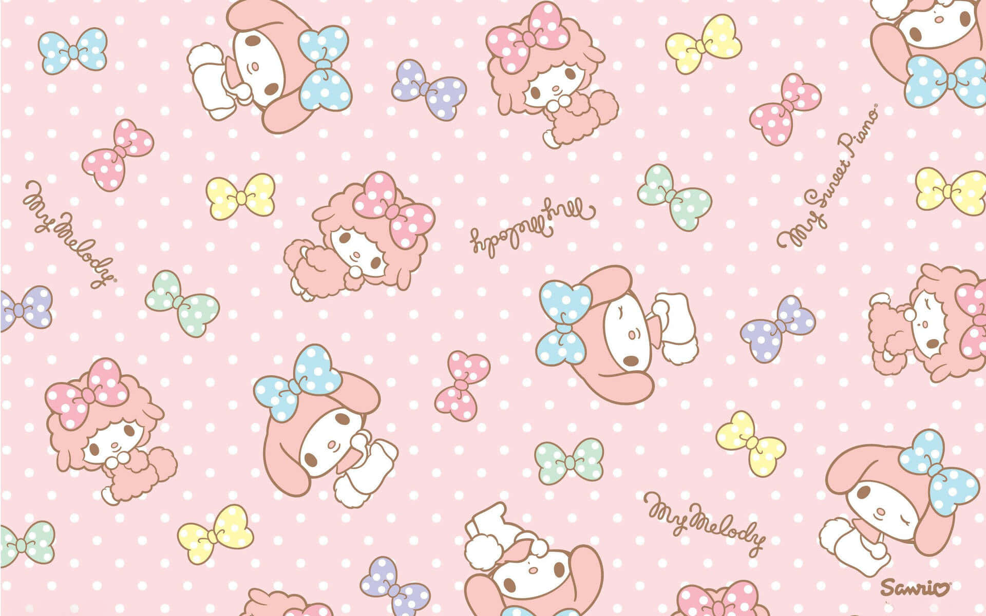 Khám phá điều kỳ diệu của Sanrio với khung cảnh thành phố huyền bí về đêm Hình nền