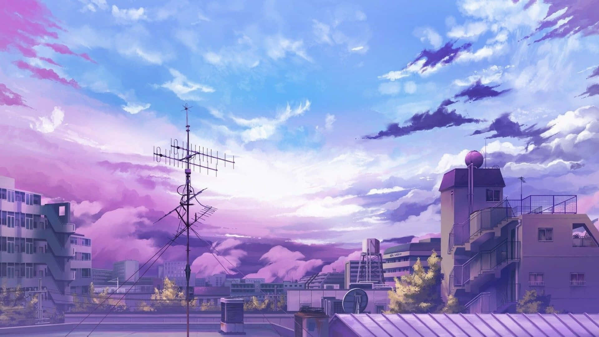 Khám phá khung cảnh anime rộng lớn Hình nền