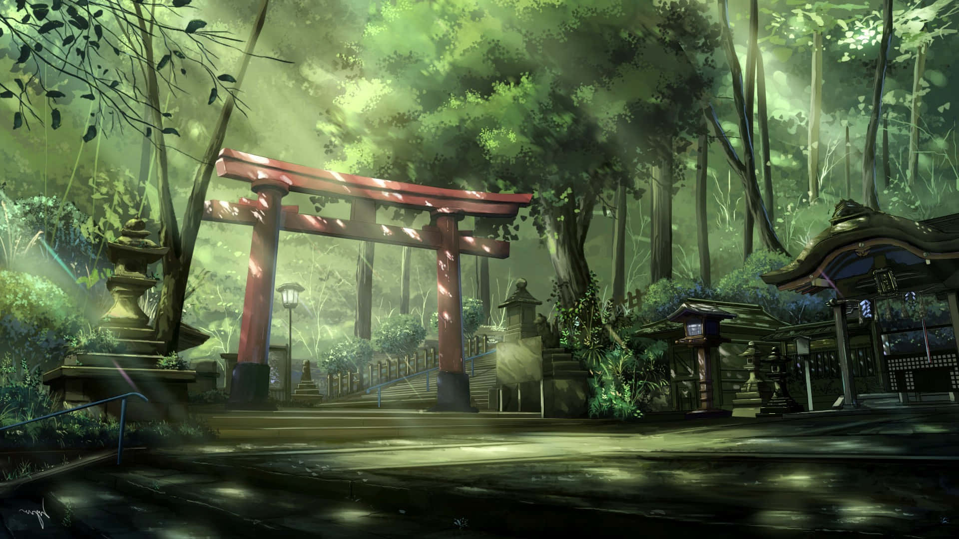 Khám phá khung cảnh anime của những khả năng vô tận Hình nền
