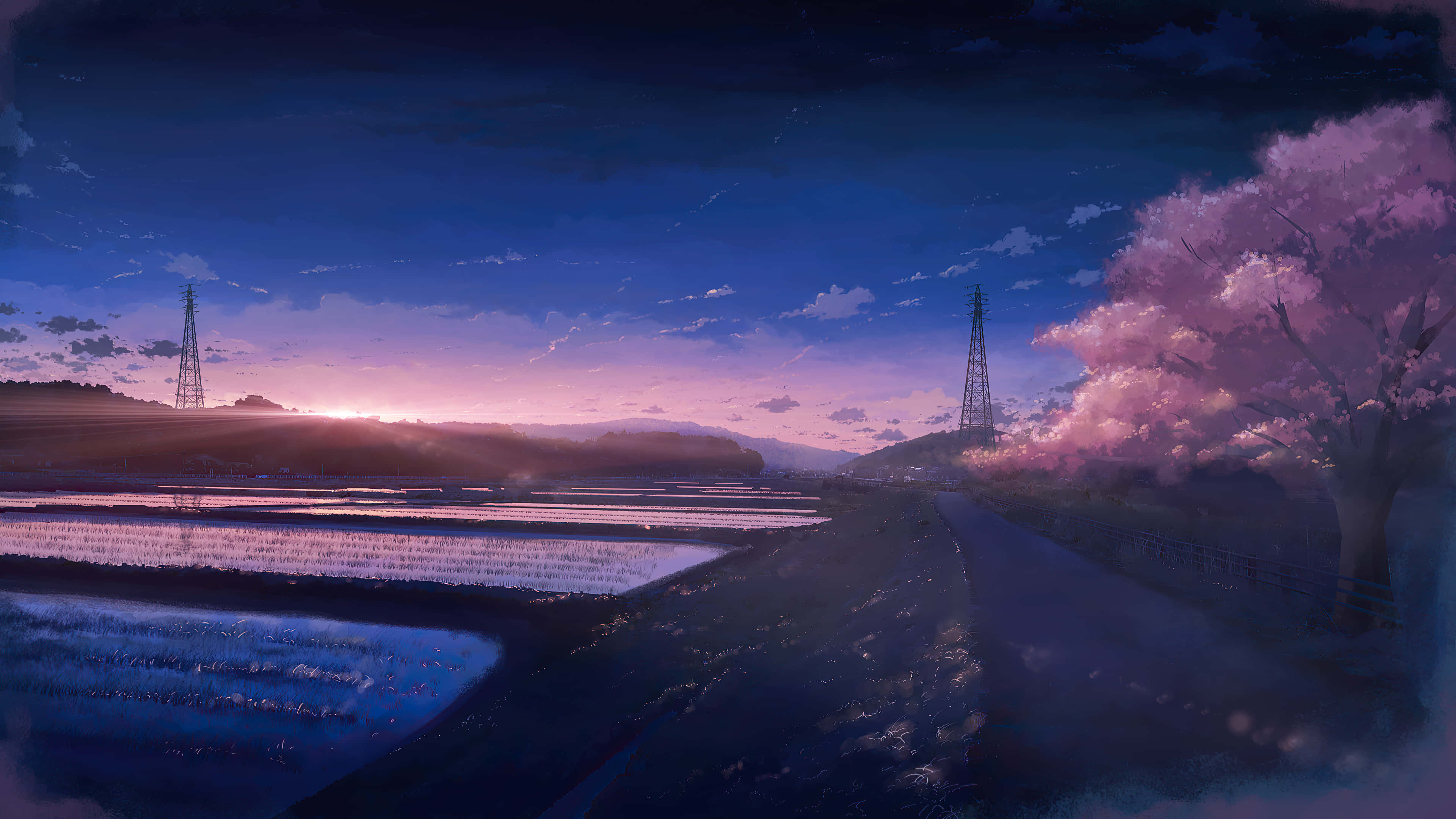 Khám phá khung cảnh anime như trong mơ Hình nền