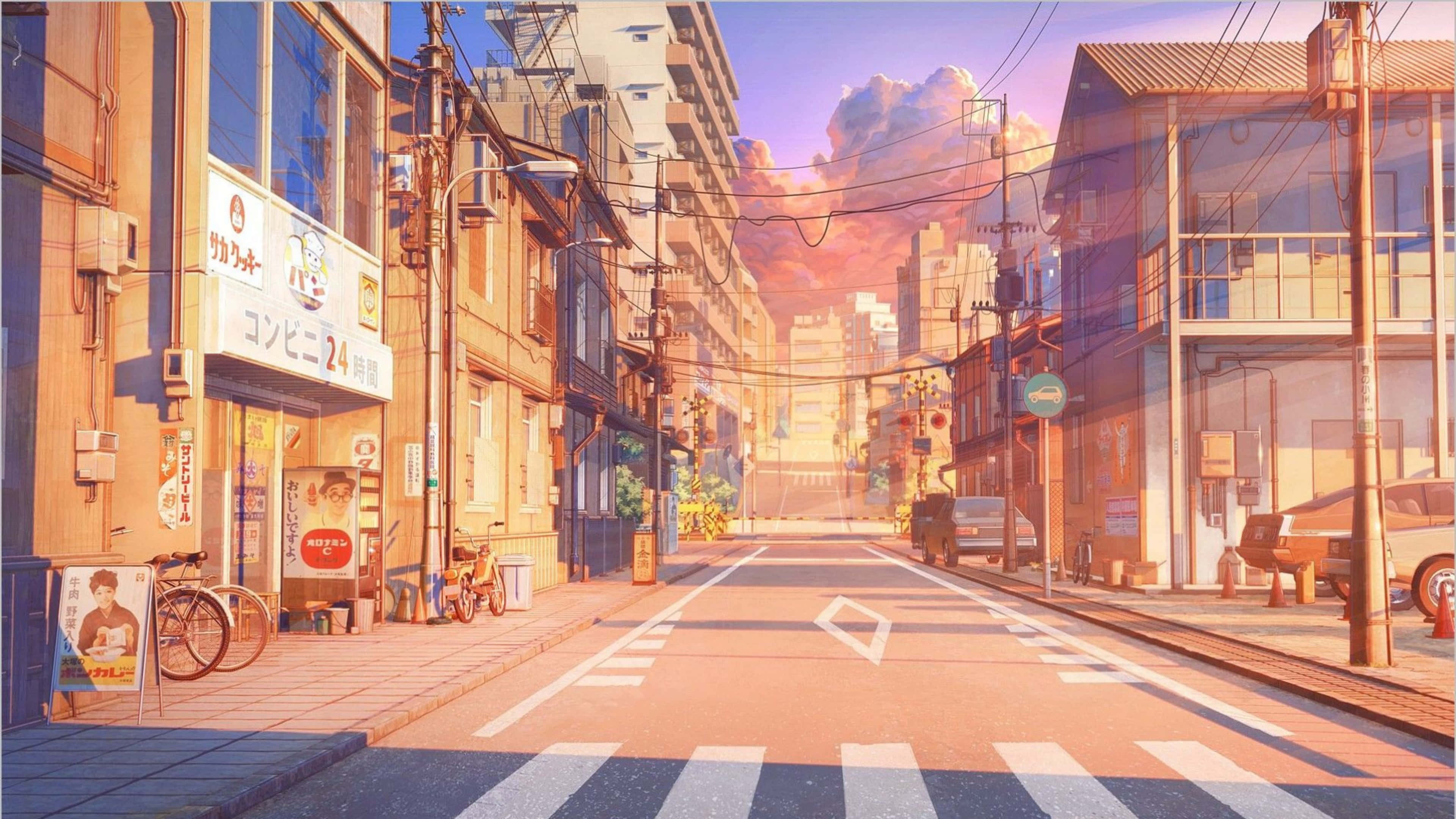 Khám phá những con phố nhộn nhịp của Tokyo Hình nền