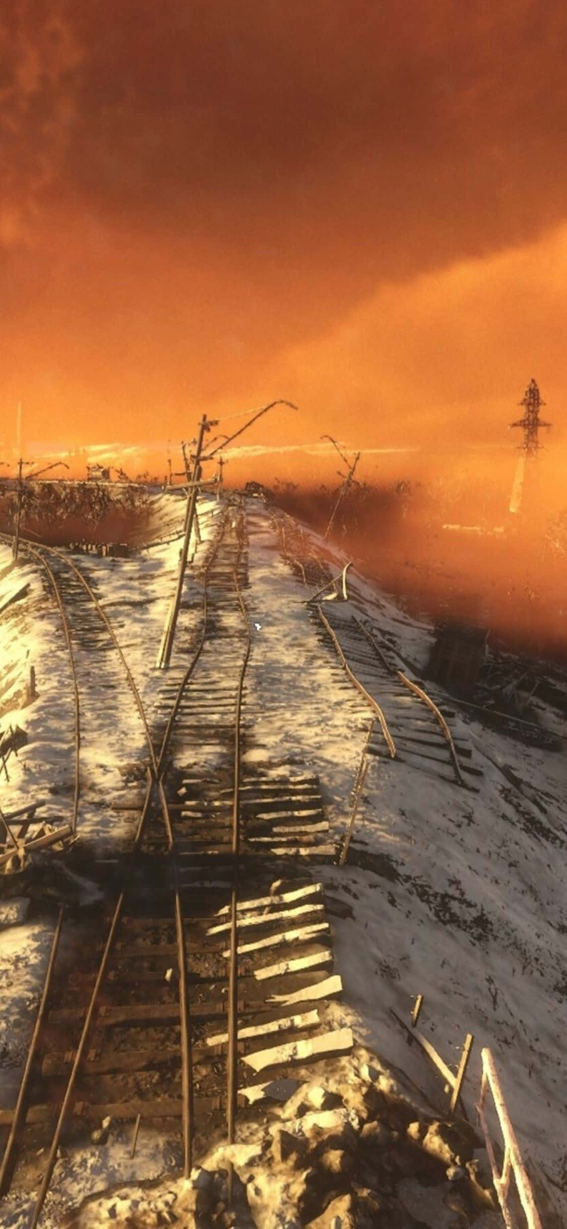 Khám phá những cảnh quan khắc nghiệt của Moscow hậu tận thế trong Metro Exodus trên iPhone X. Hình nền