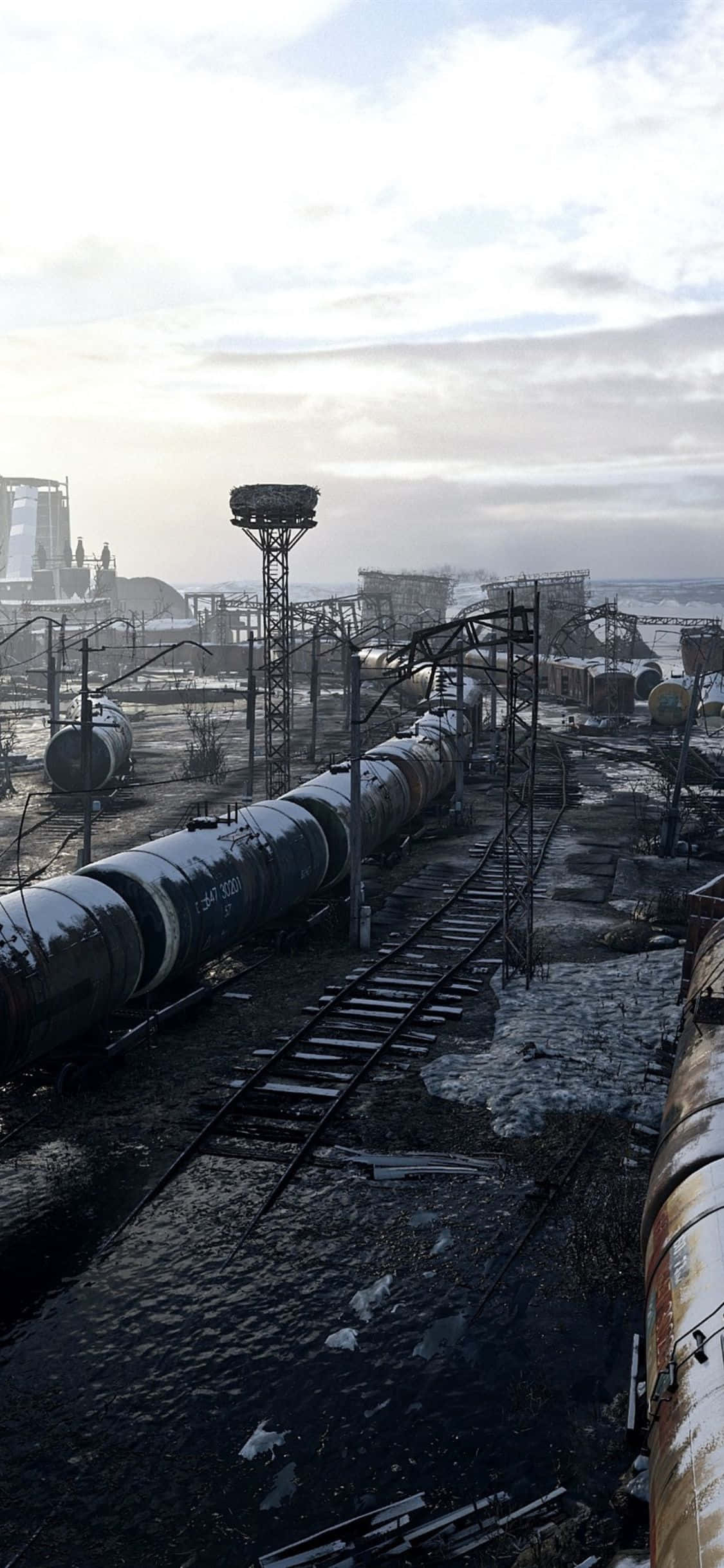 Khám phá những vùng đất bí ẩn của Metro Exodus trên iPhone X Hình nền