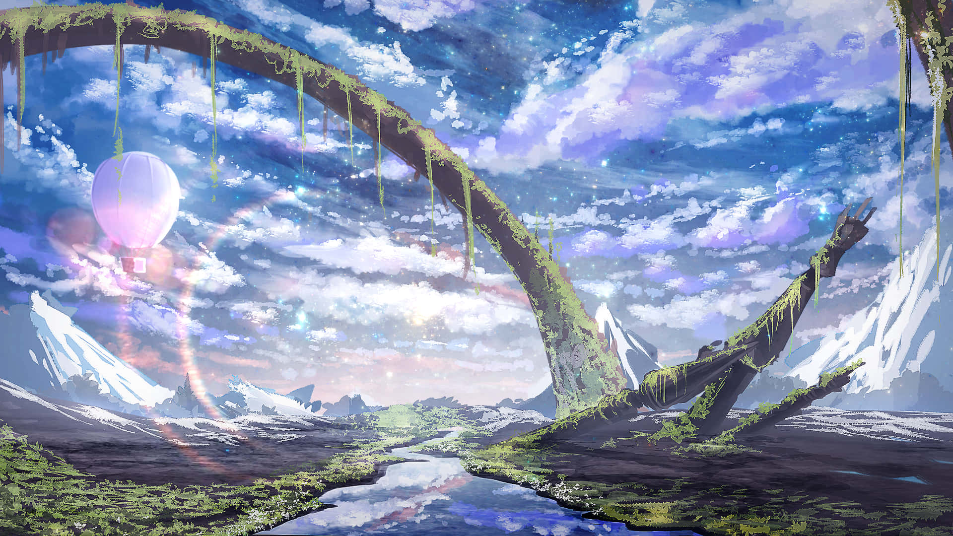 Khám phá Phong cảnh Anime sống động Hình nền