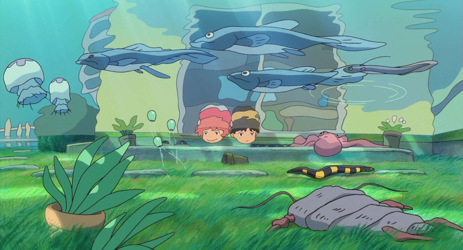 Khám phá thế giới huyền ảo của Aesthetic Ghibli! Hình nền
