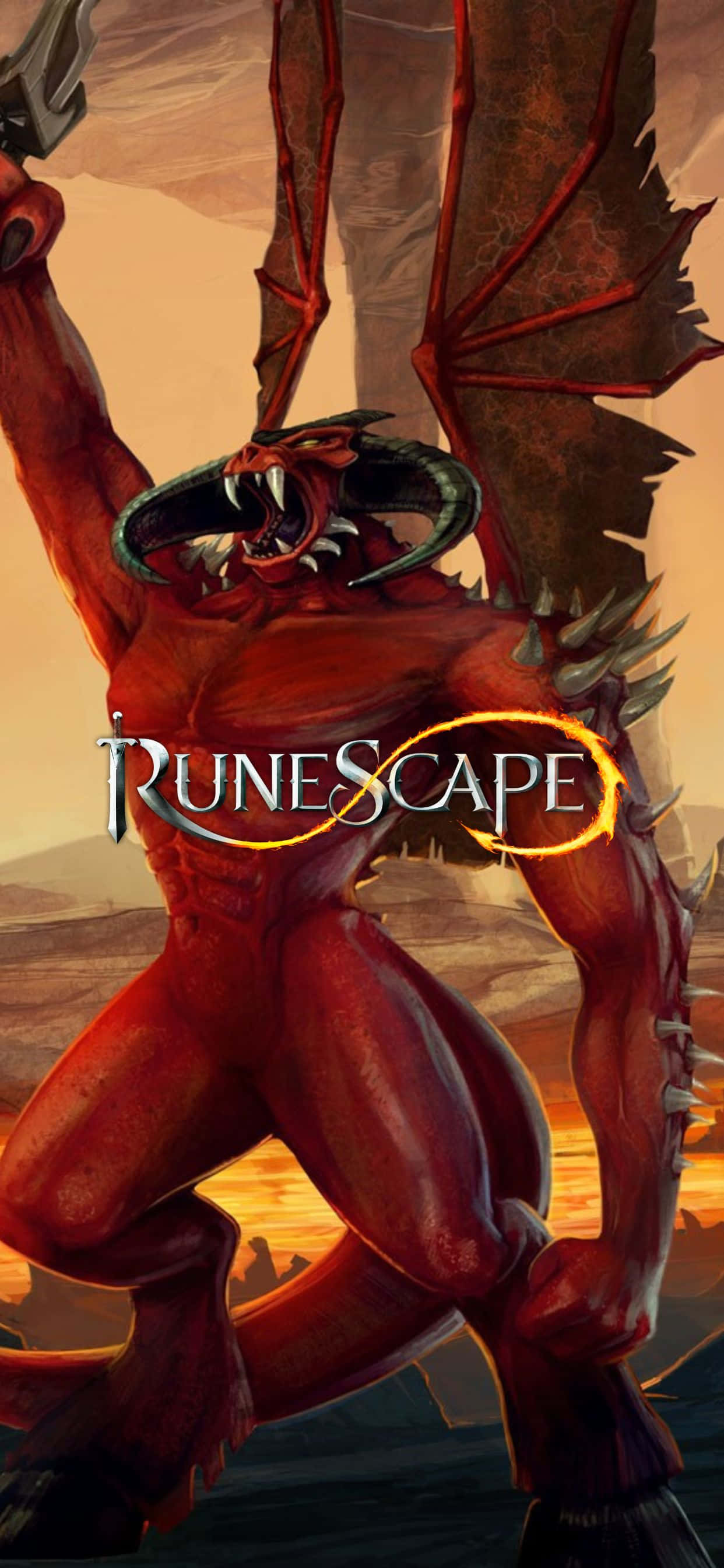 Khám phá thế giới Runescape trên iPhone Xs Max Hình nền