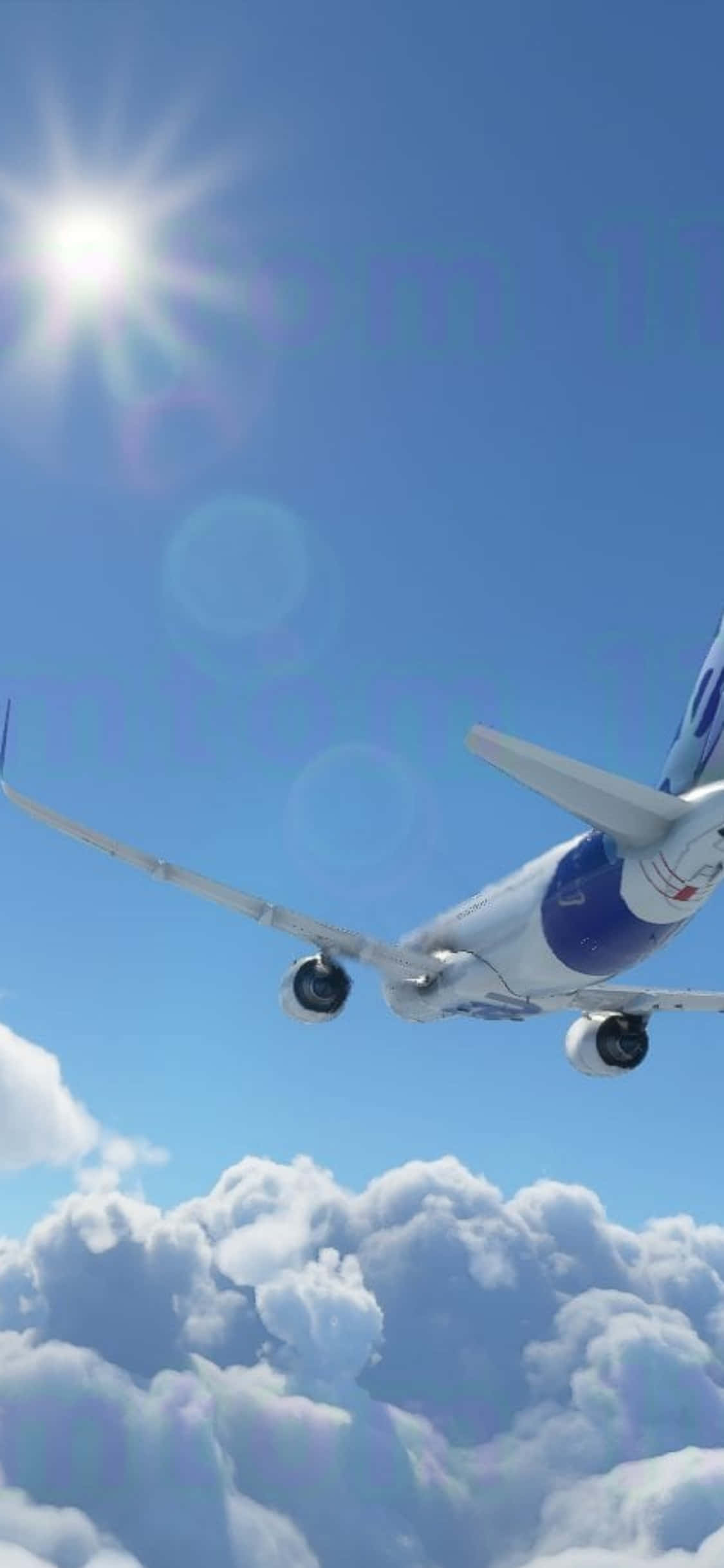 Khám phá thế giới mới với iPhone Xs Microsoft Flight Simulator Hình nền