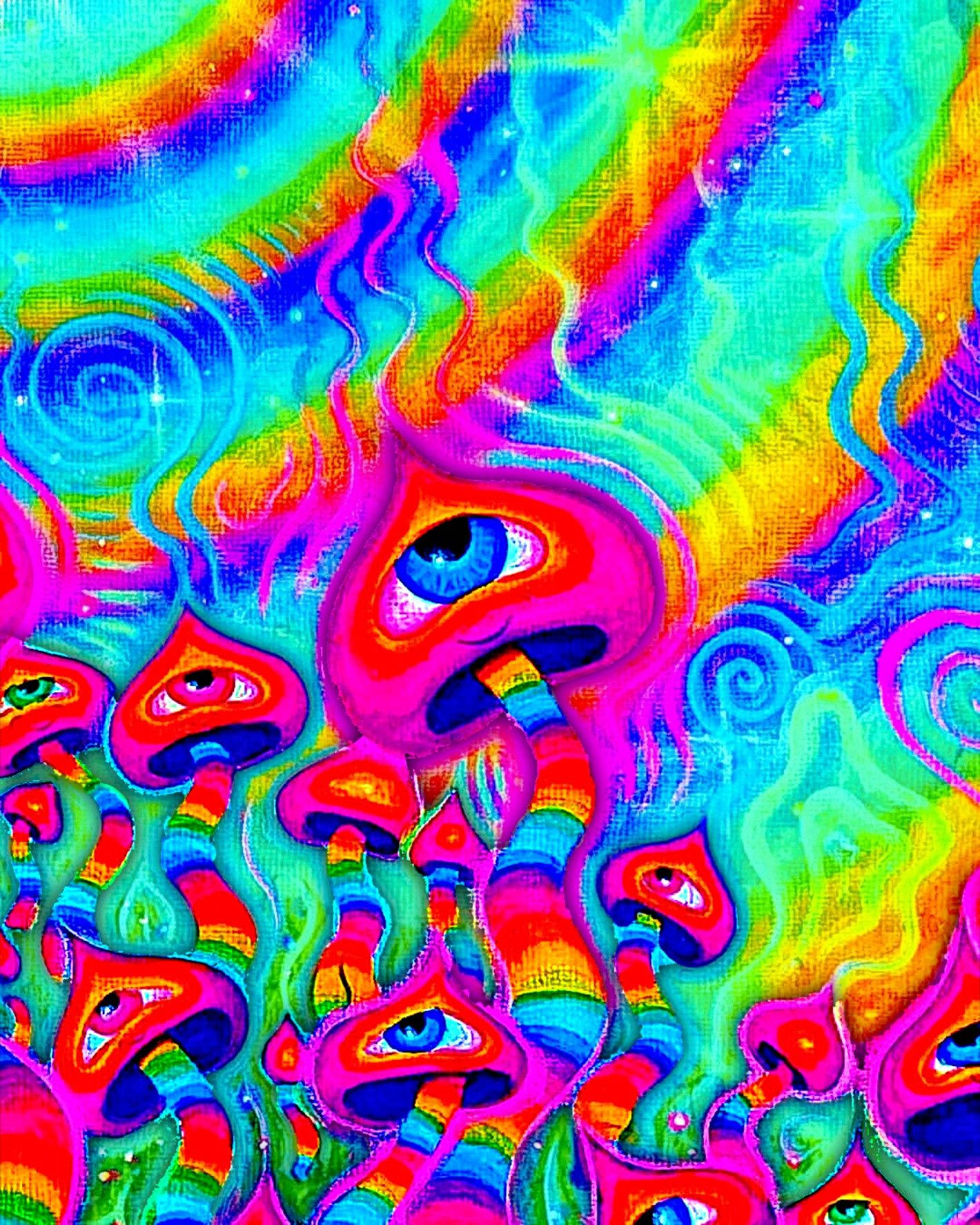 Khám phá thế giới thị giác đầy kích thích của Aesthetic Trippy. Hình nền