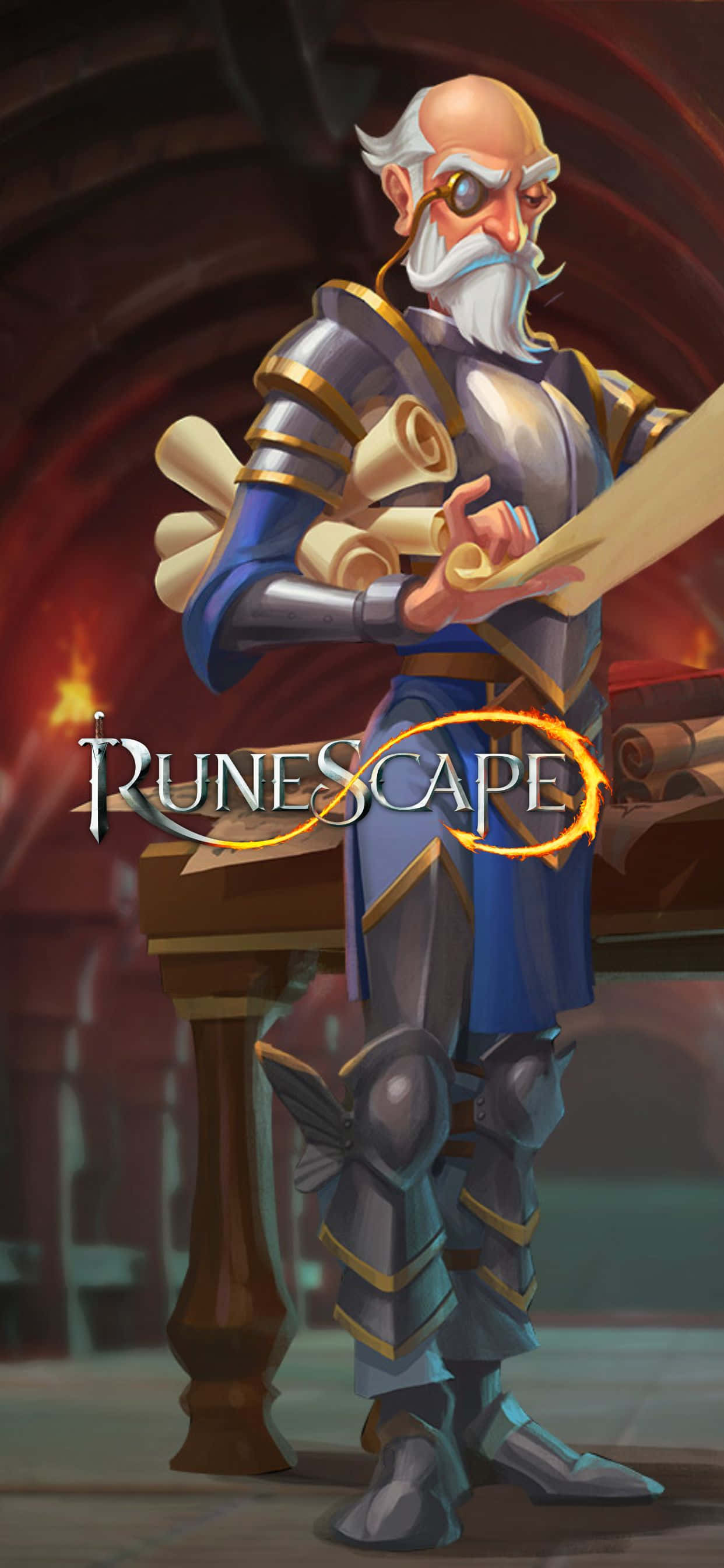 Khám phá thế giới Runescape với iPhone Xs Max Hình nền