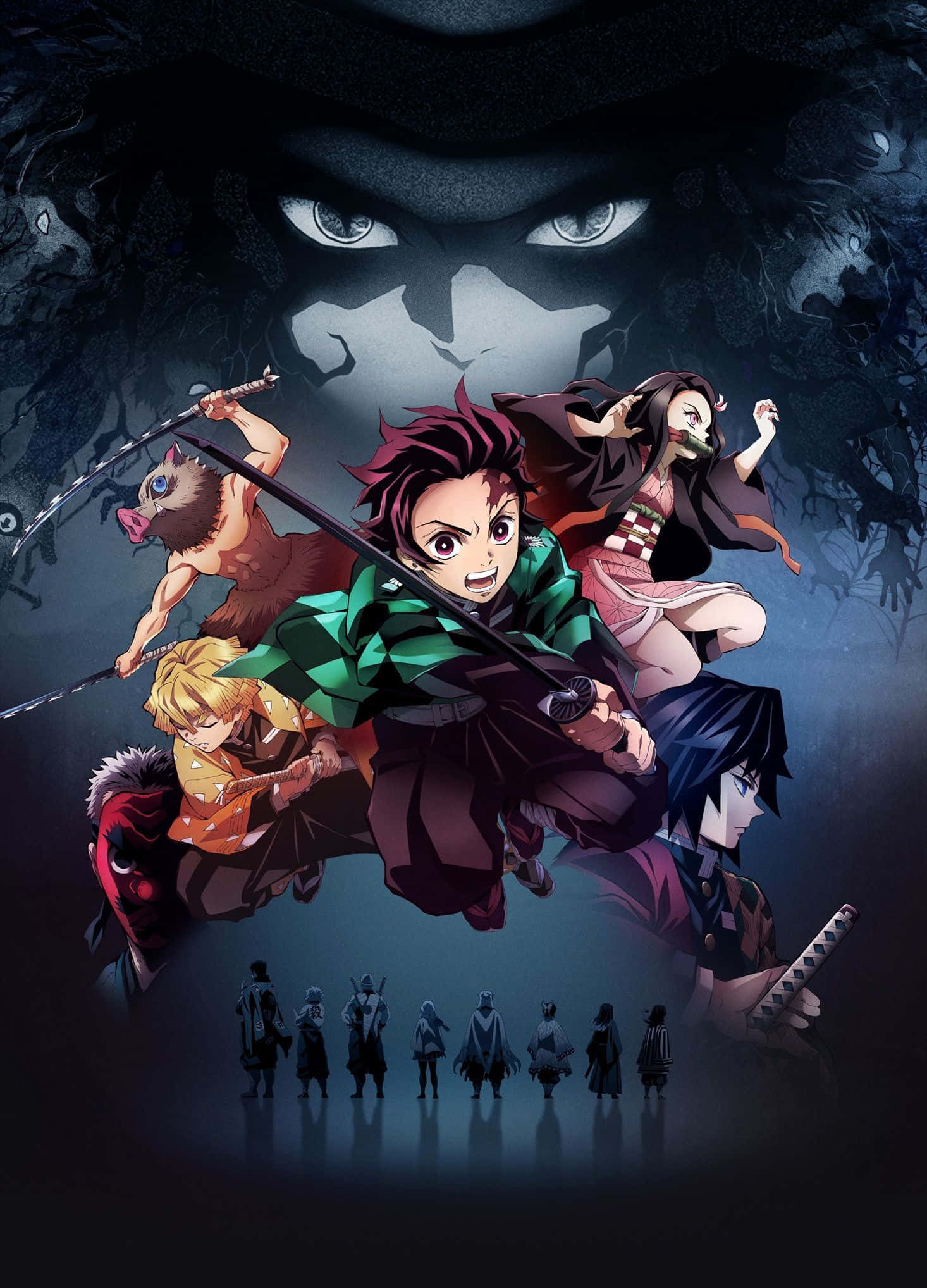 Khám phá thế giới hành động kịch tính cùng Demon Slayer trên iPad Hình nền