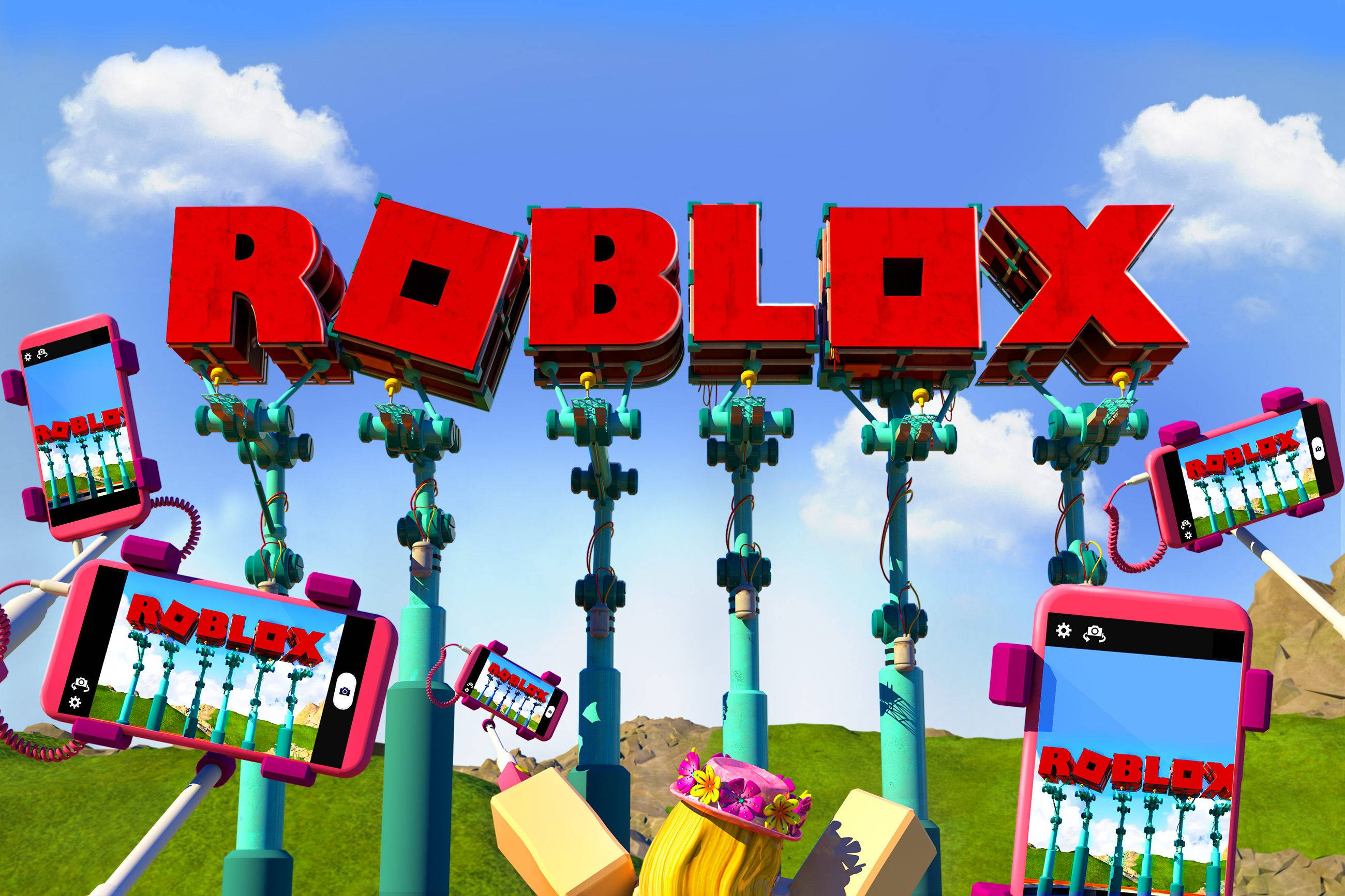Khám phá thế giới ảo cùng Roblox Hình nền