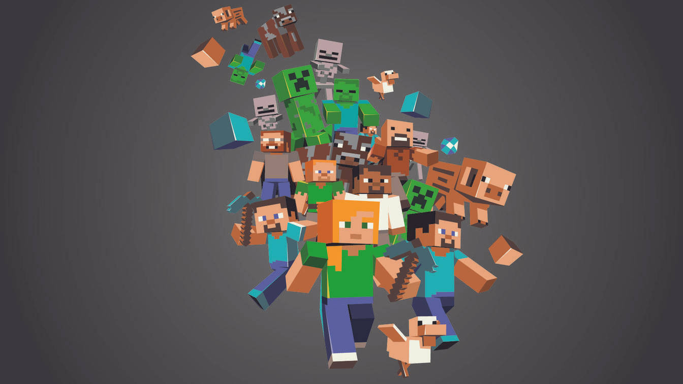 Khám phá thế giới kỳ diệu của các sinh vật và vật phẩm trong Minecraft Hình nền