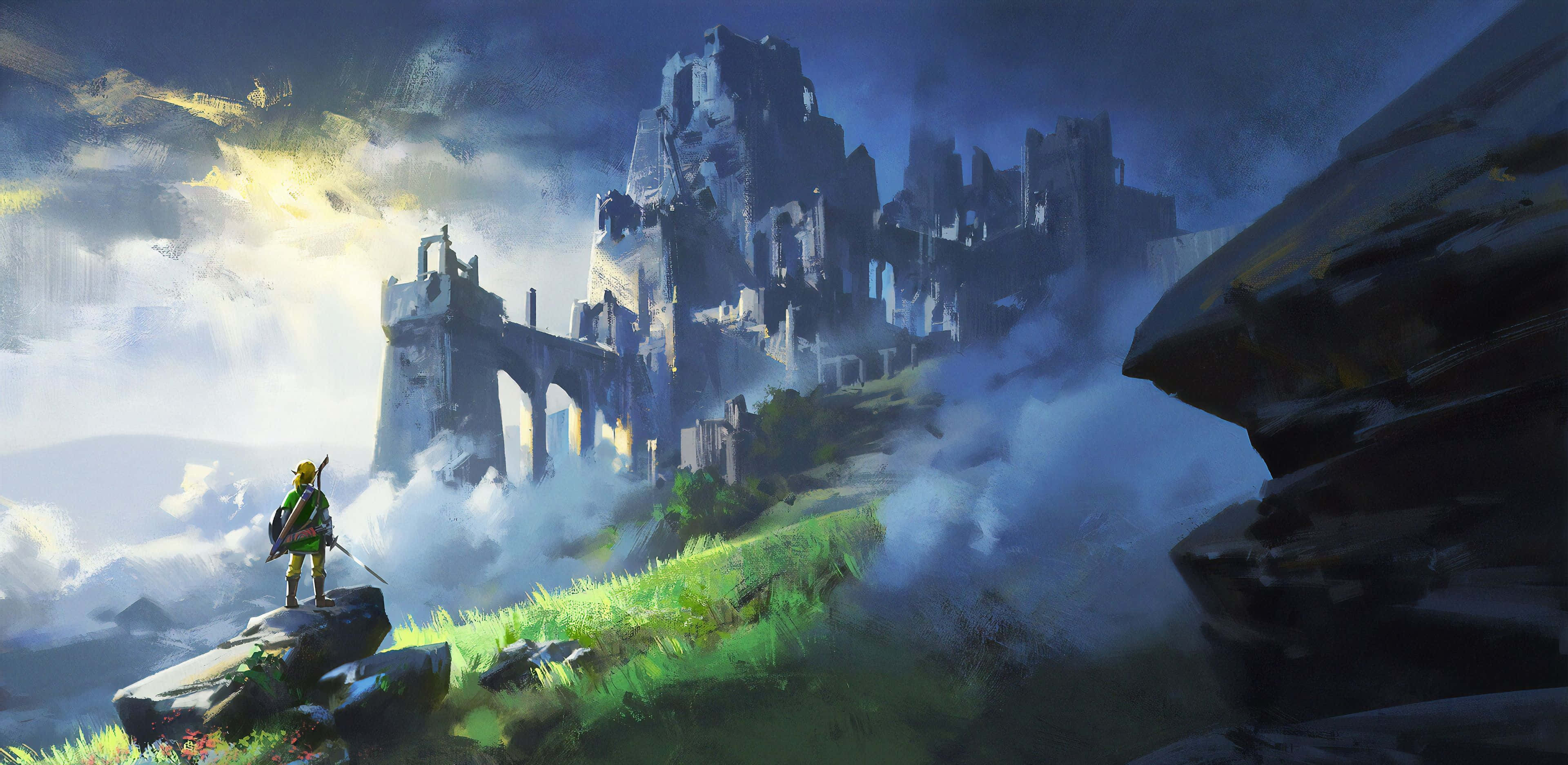 "Khám phá thế giới kỳ diệu của The Legend of Zelda!" Hình nền