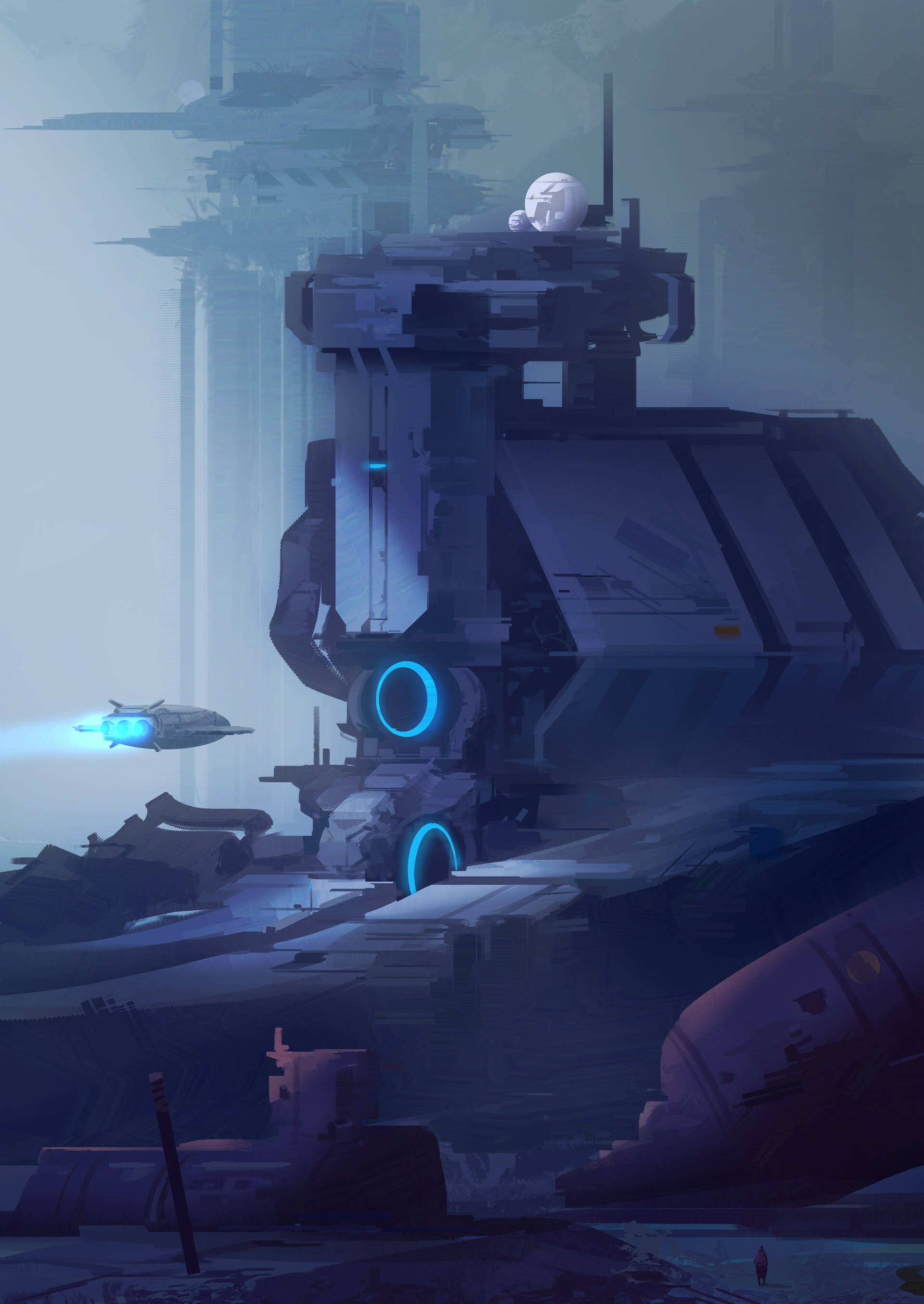 Khám phá vũ trụ tương lai Hình nền