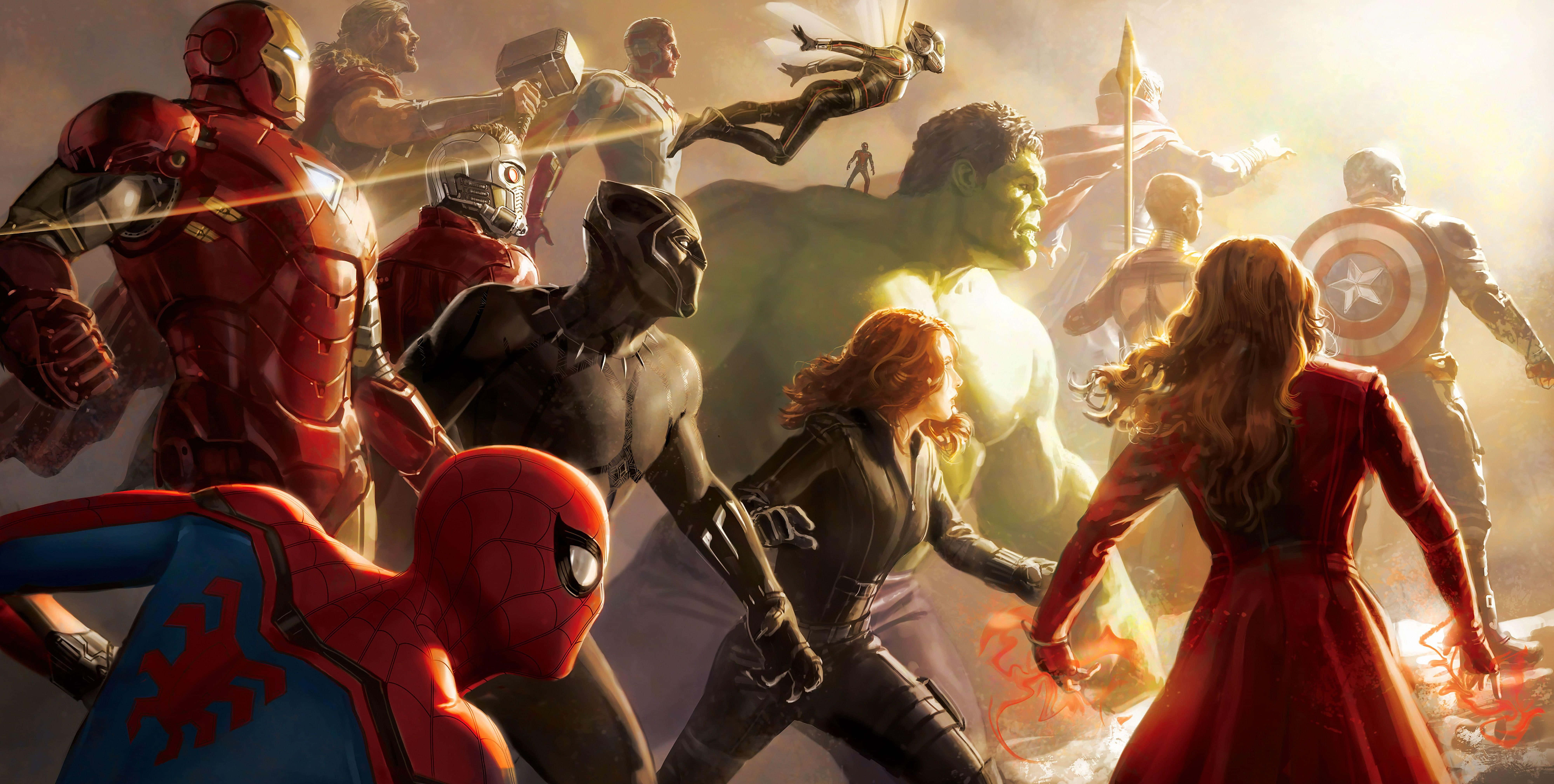 Khám phá Vũ trụ Marvel Hình nền