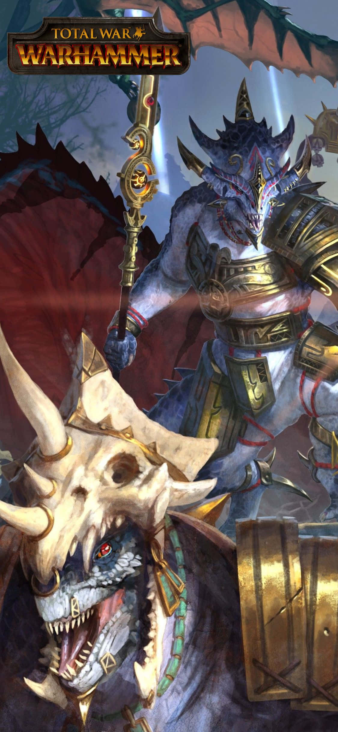 Khám phá vùng đất chiến tranh tàn khốc của Total War Warhammer trên iPhone X Hình nền