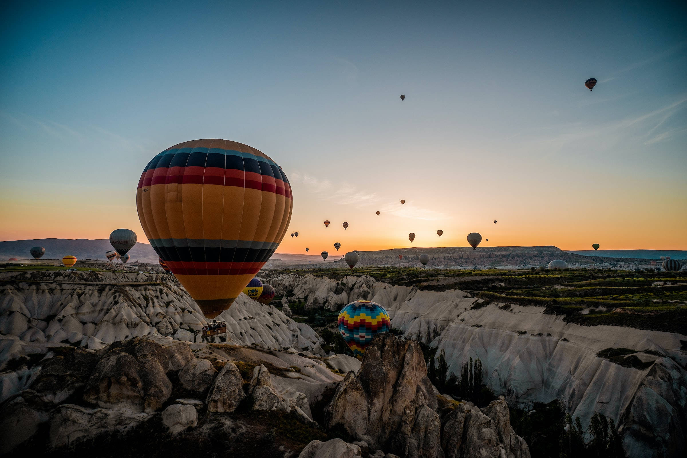 Khinh khí cầu Cappadocia toàn màn hình desktop Hình nền