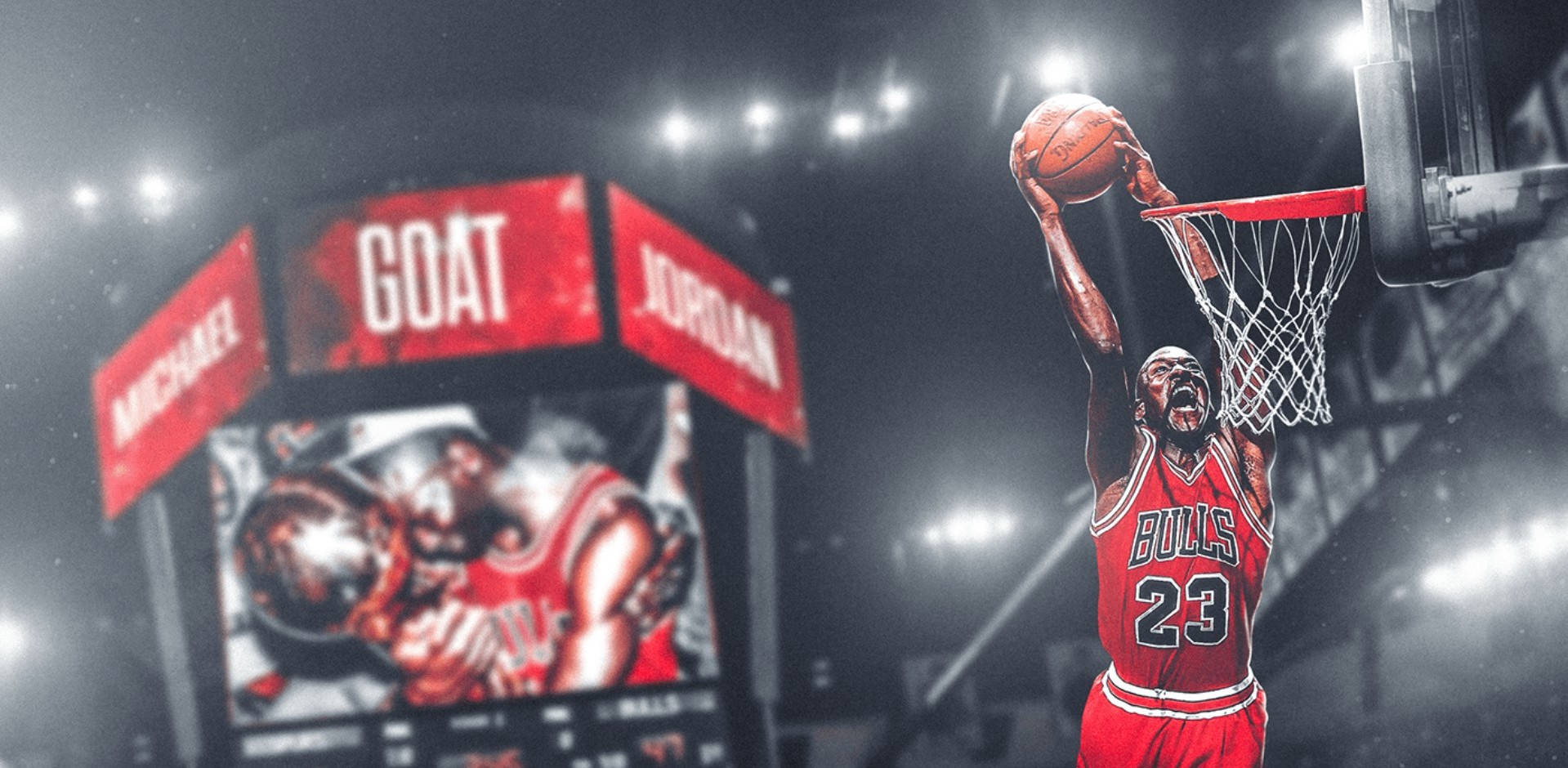 Khoảnh khắc bóng rổ đỉnh cao của Michael Jordan — Bóng rổ GIF Hình nền