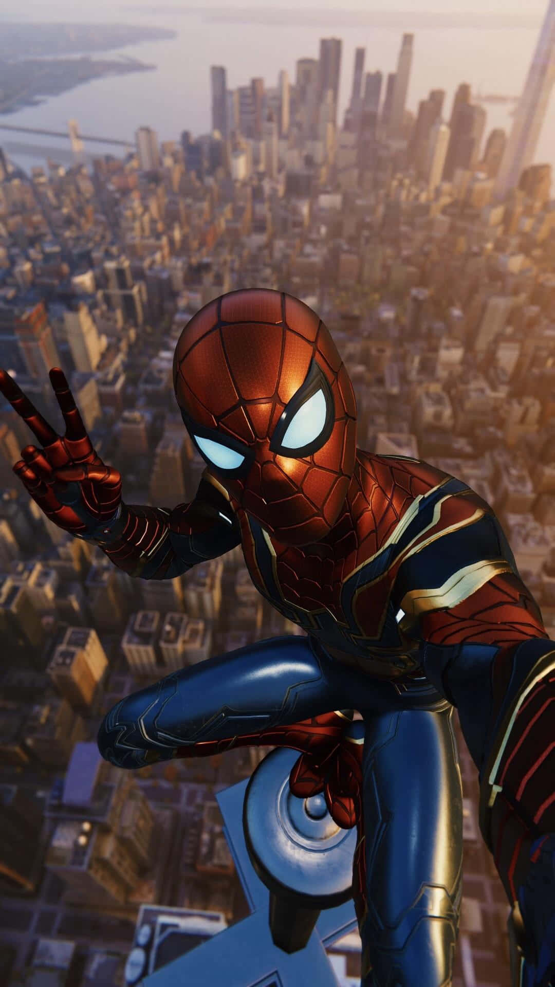 Khoảnh khắc chụp ảnh tự sự ly kỳ cùng Người Nhện trong game PS4 Hình nền