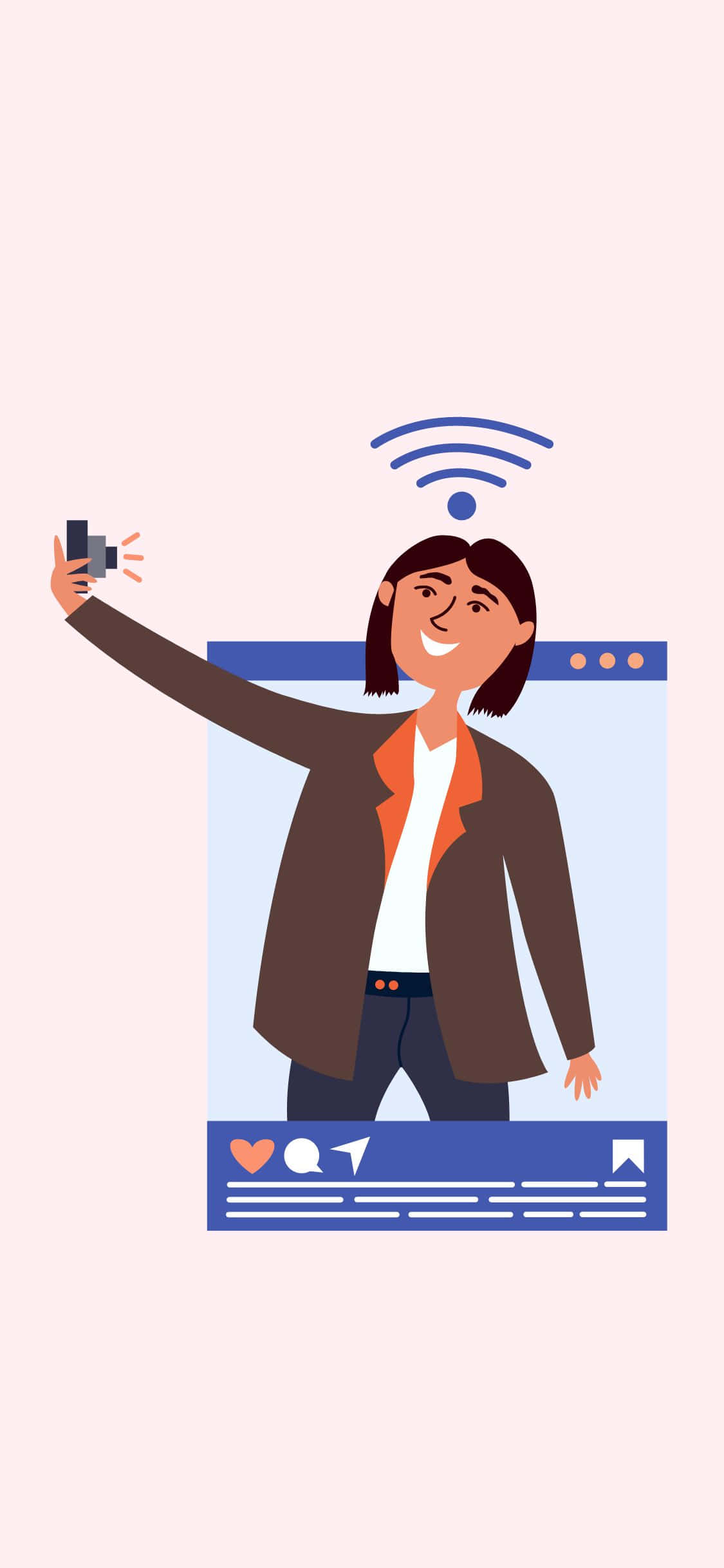 Khoe chiếc iPhone X mới của bạn với Social Hình nền