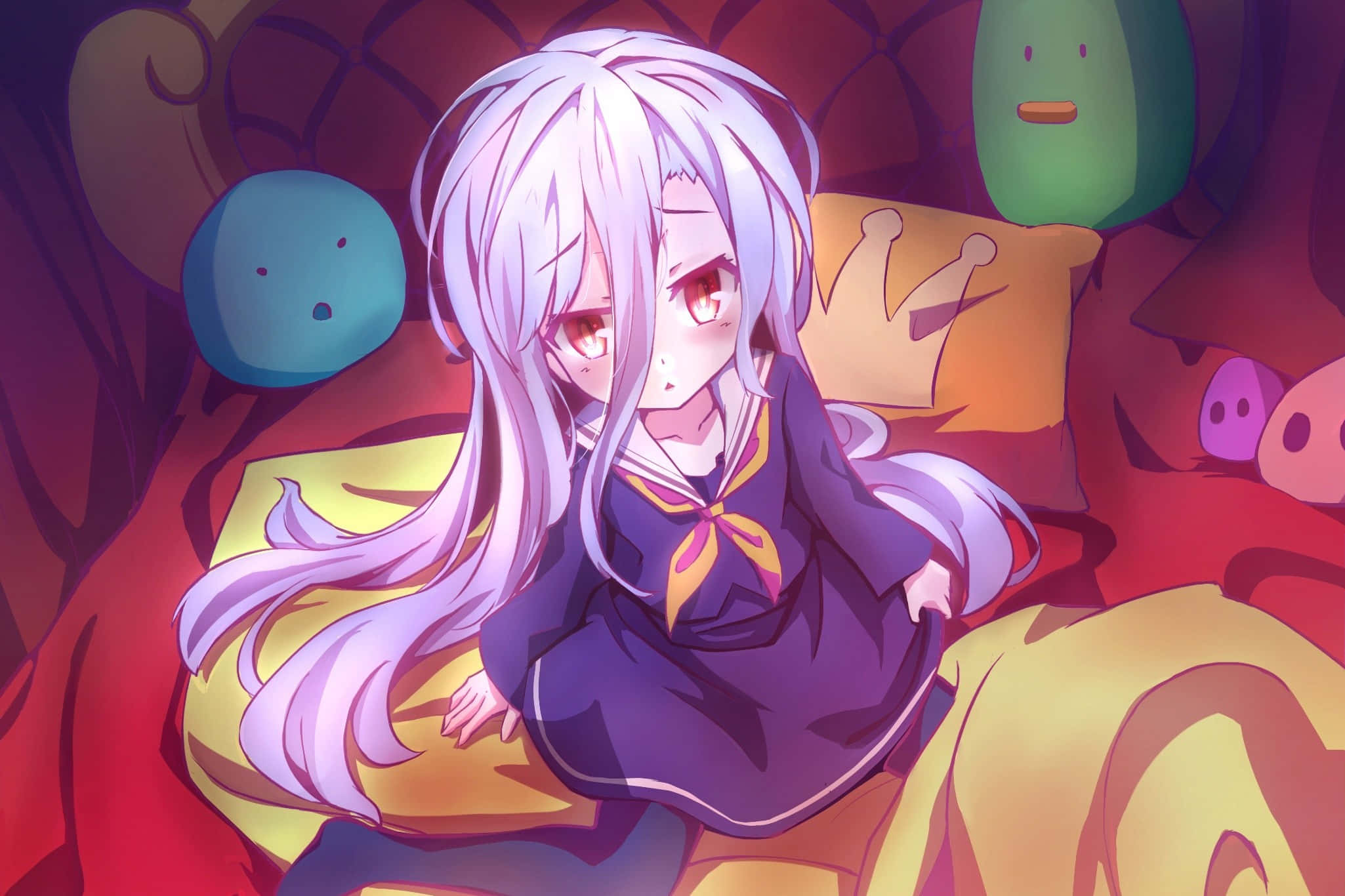 "Không Giới Hạn, Không Ranh Giới: No Game No Life" Hình nền