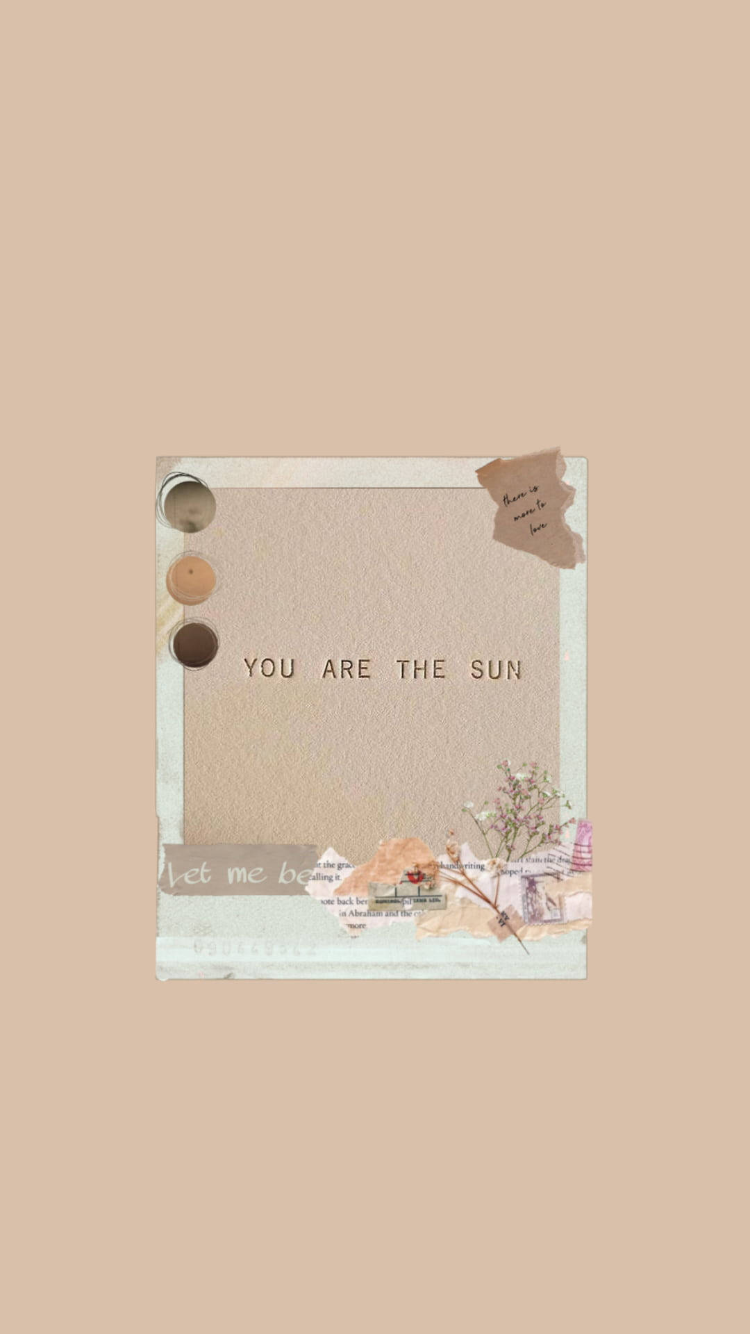 Khung Ảnh Instax Màu Nâu Thẩm Mỹ Hình nền