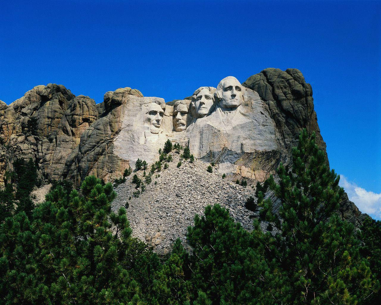 Khung cảnh ngoạn mục của Núi Rushmore Hình nền