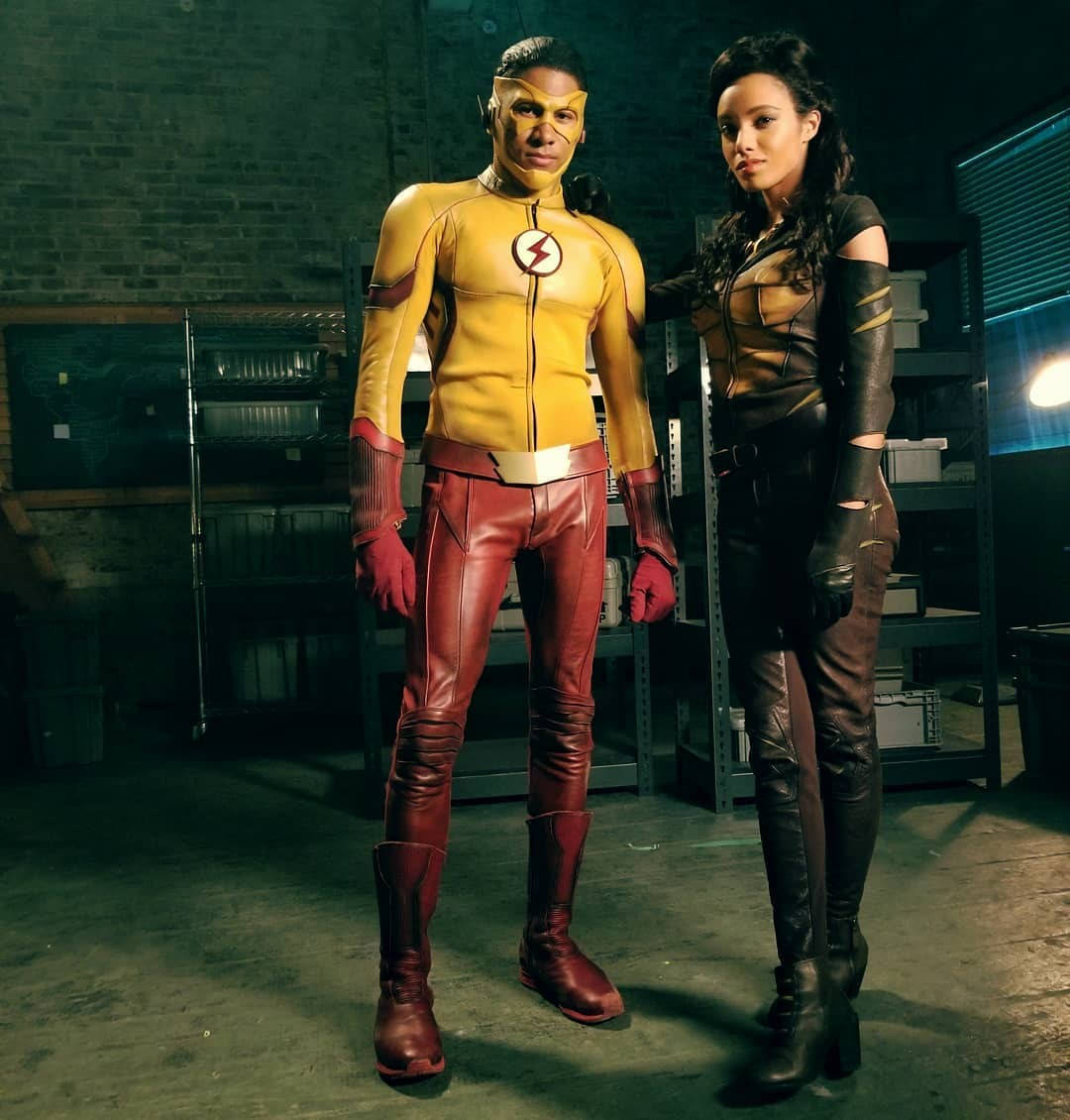 Kid Flash Và Vixen Hình nền