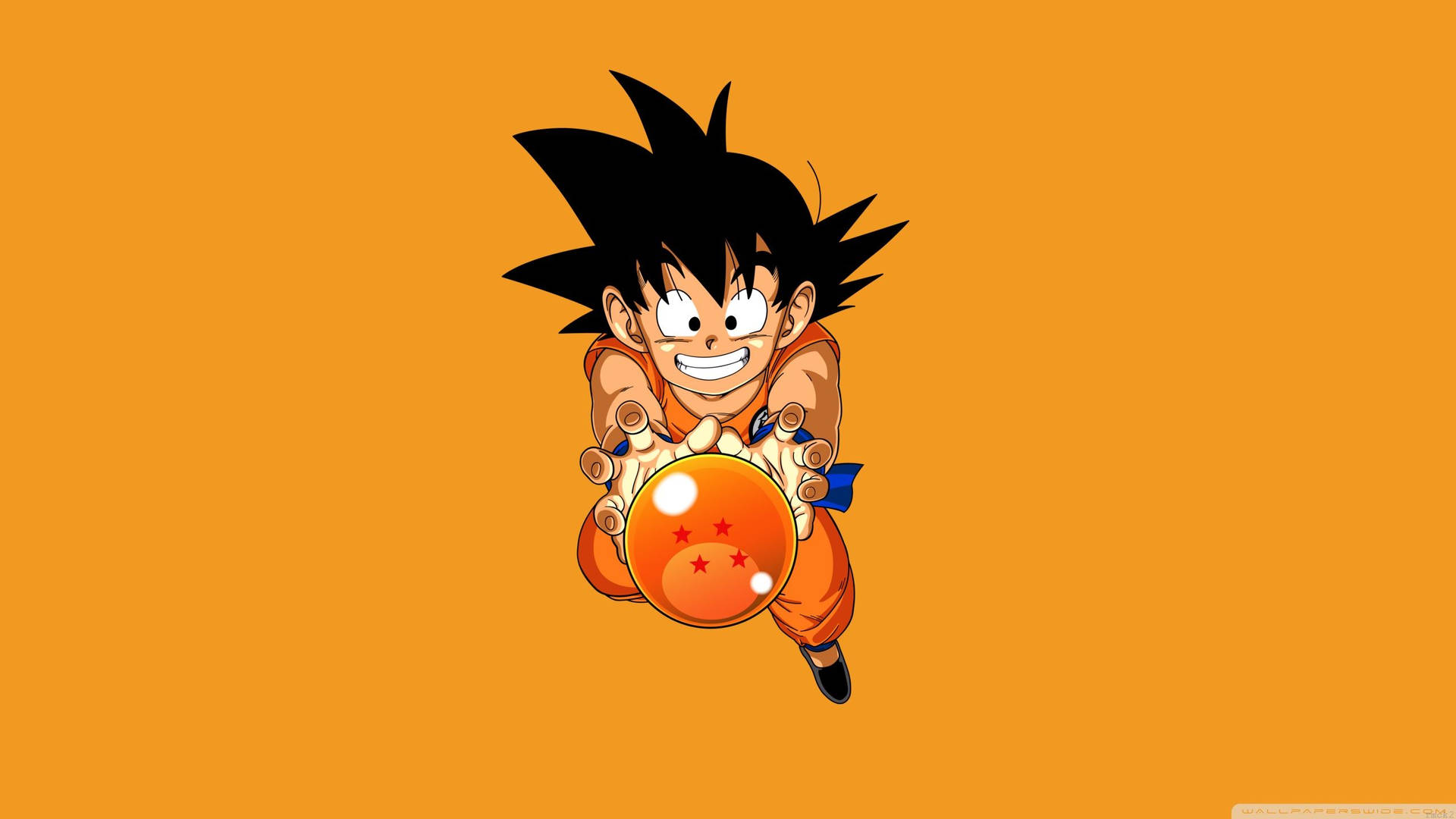 Hình nền Kid Goku cầm Ngọc Rồng 4 Sao. — Goku Hình nền