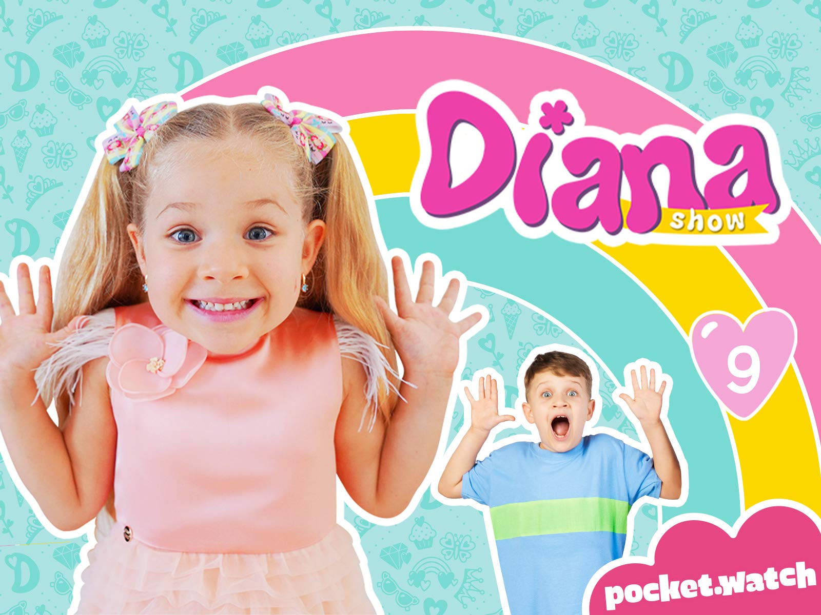 Kids Diana Show Giơ Tay Lên Hình nền