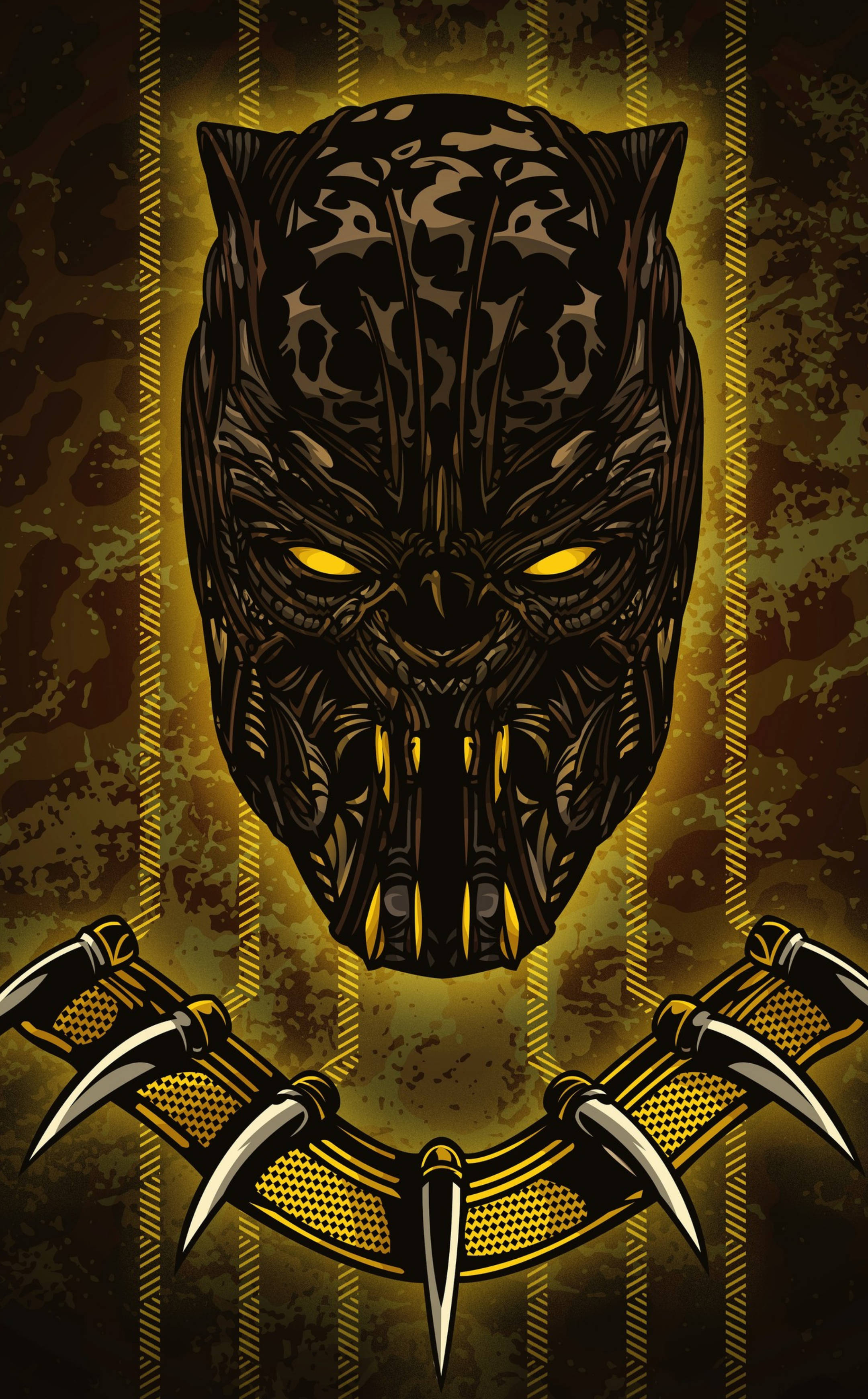 Killmonger Báo Vàng rùng rợn Hình nền