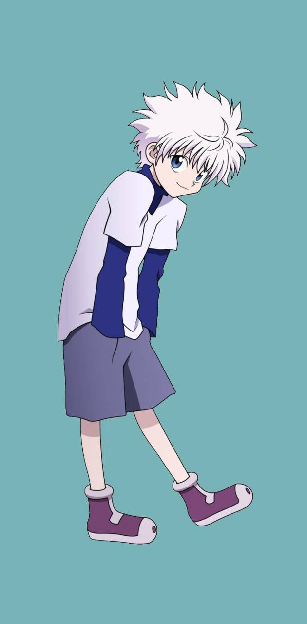 Killua Anime Boy Dễ Thương Đơn Giản Hình nền