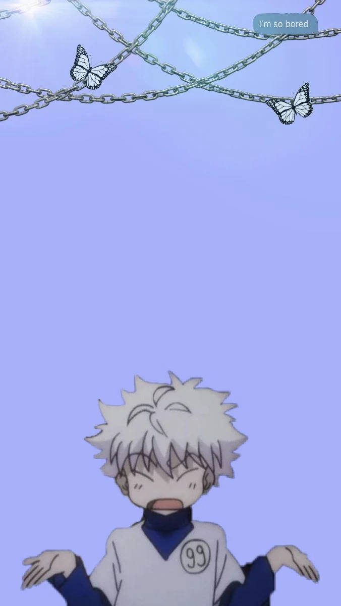 Killua Dễ Thương Với Số Thí Sinh Thợ Săn Hình nền