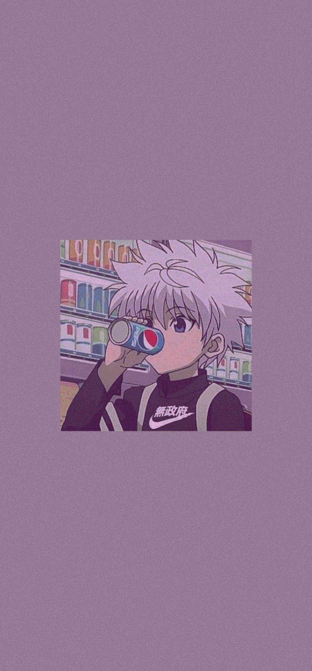 Killua Tím Thợ Săn Thẩm Mỹ Hình nền