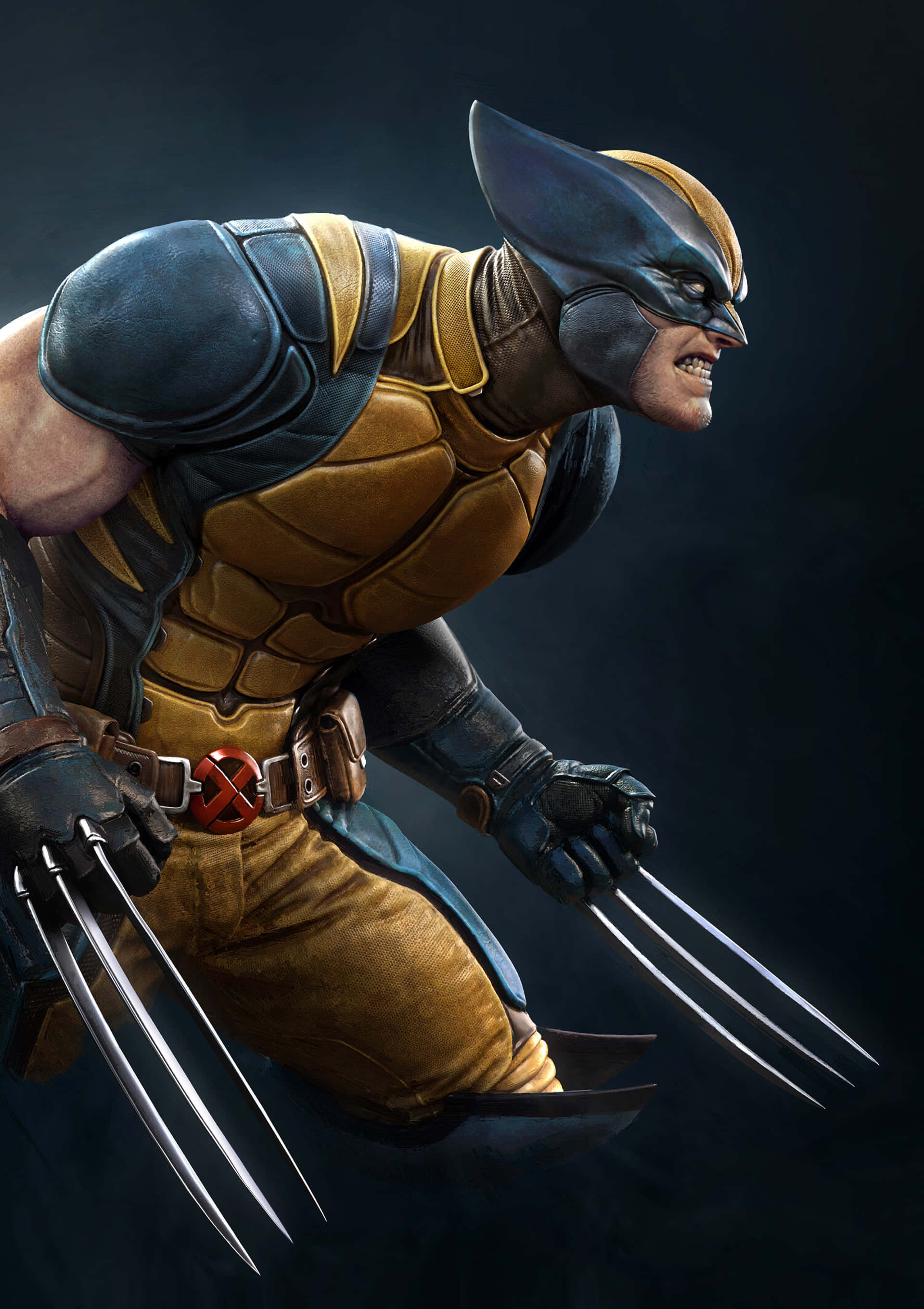 Kim loại Adamantium hùng mạnh Hình nền