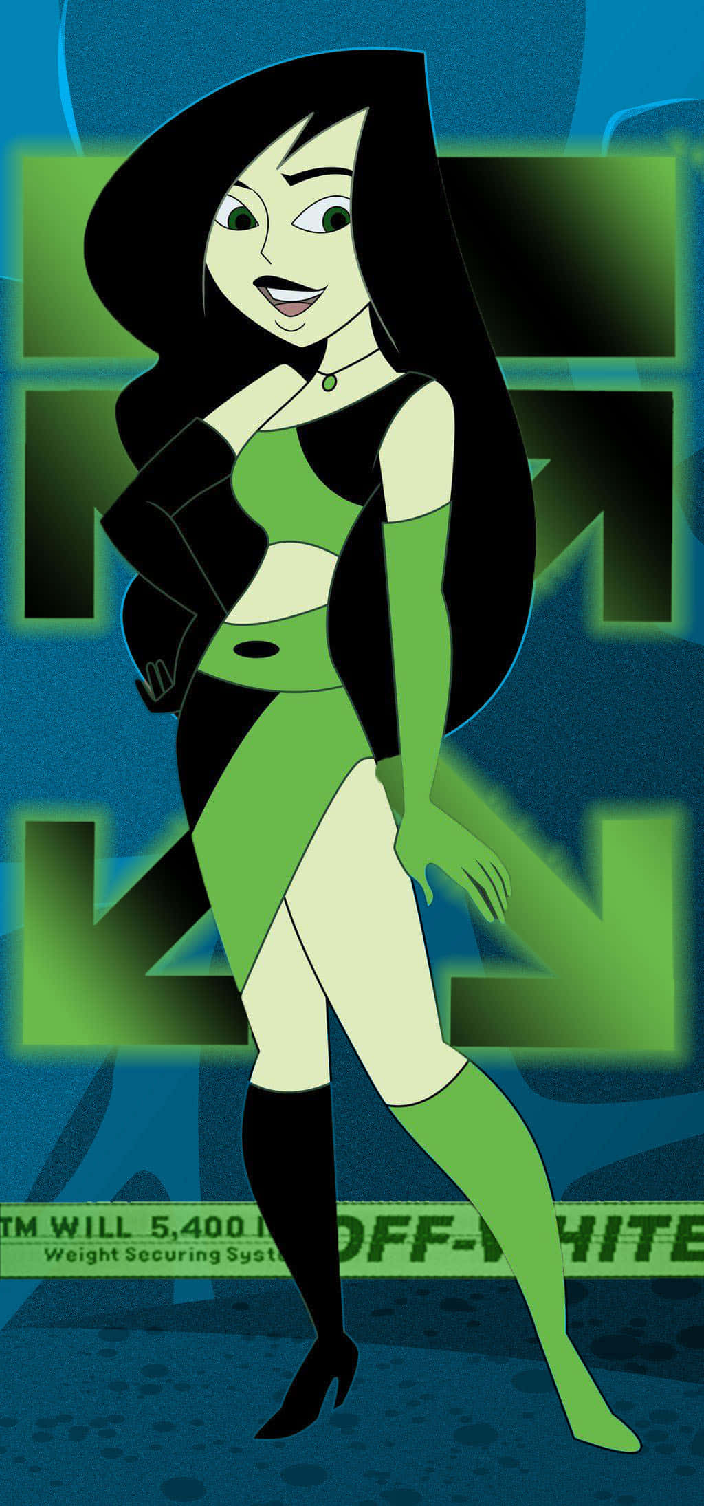 Kim Possible Shego Off White iPhone Hình nền