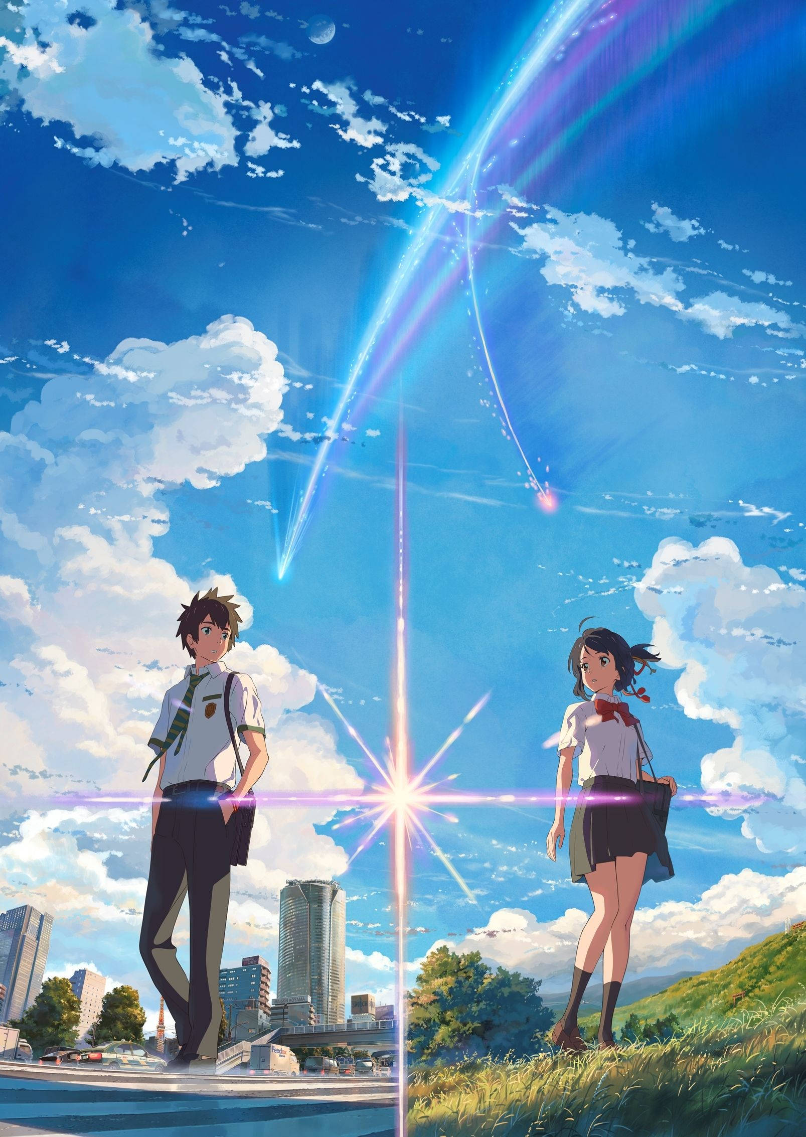 Kimi No Na Wa Taki và Mitsuha Hình nền