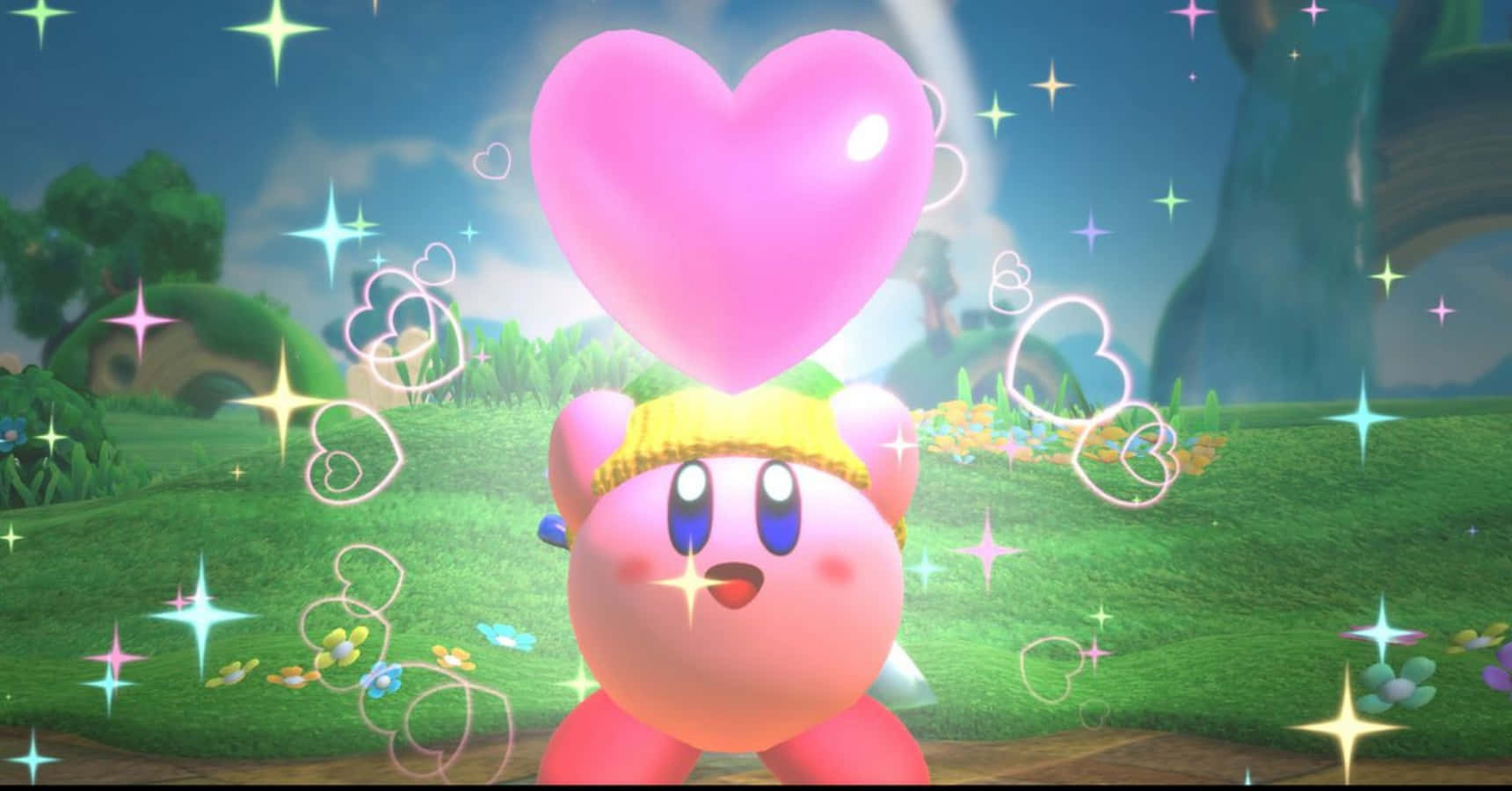 Kirby, chú bóng hồng sẵn sàng chiến đấu Hình nền