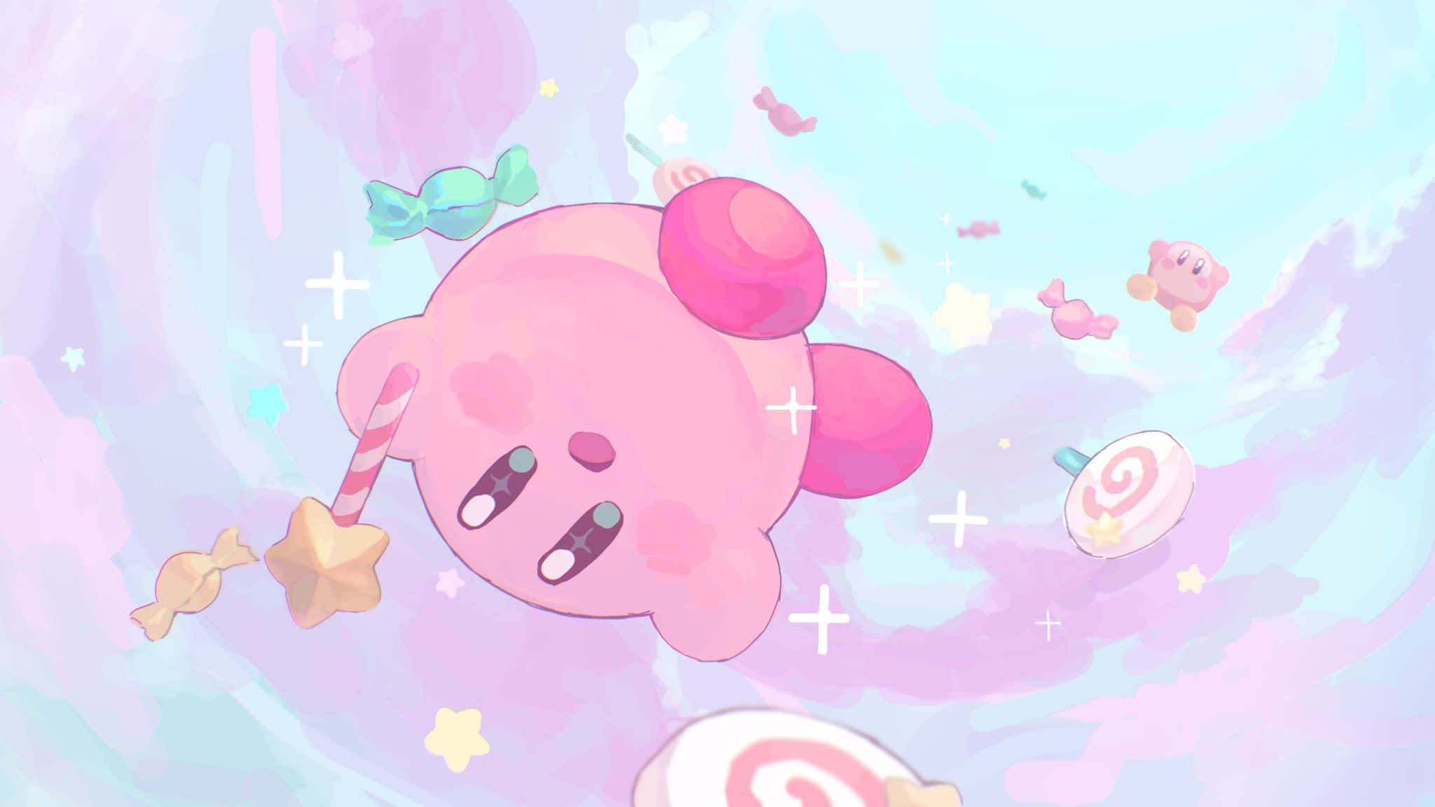 Kirby Game Thẩm Mỹ Dễ Thương Hình nền