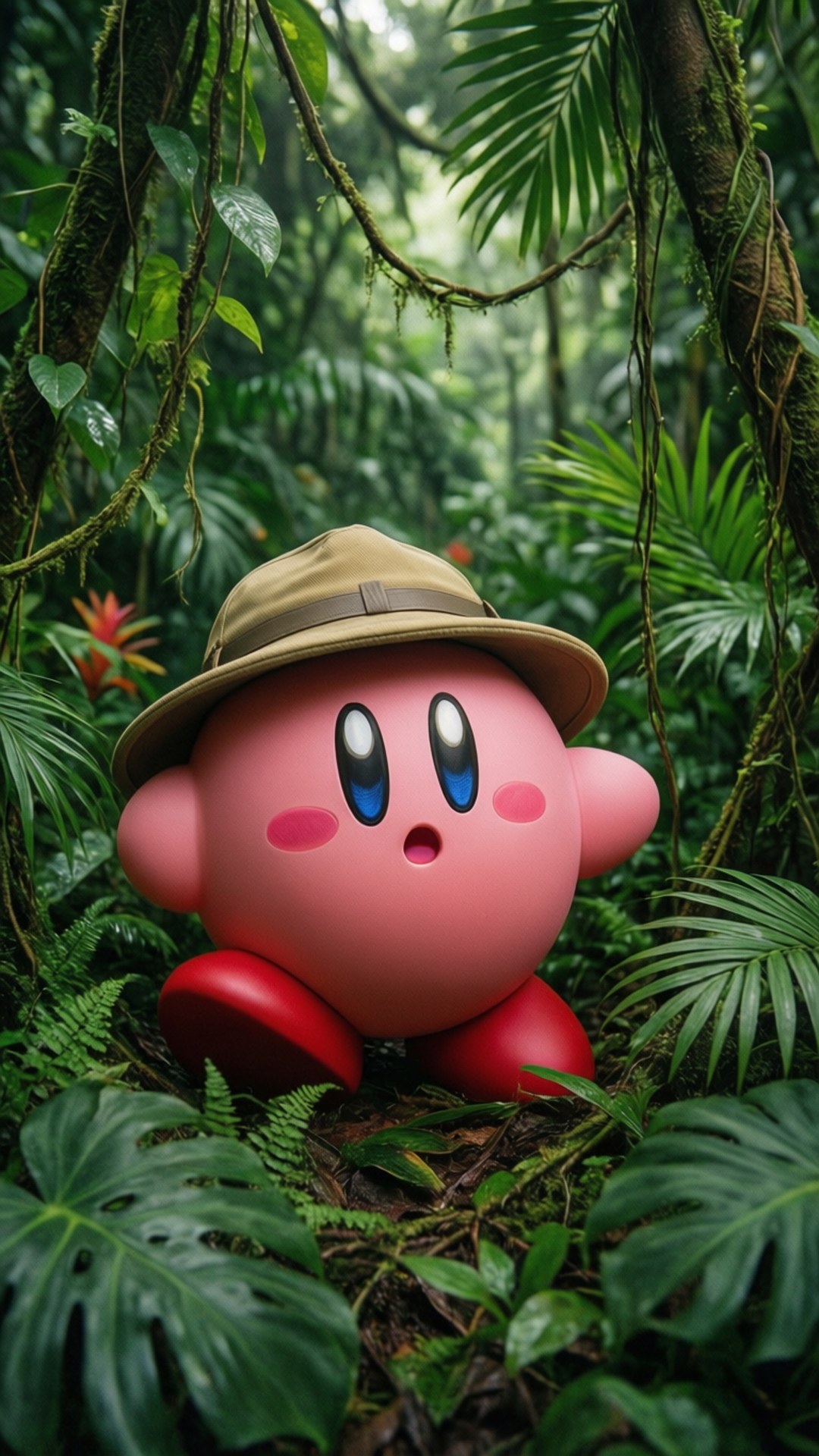 Kirby Nhà Thám Hiểm Rừng Nhiệt Đới Hình nền