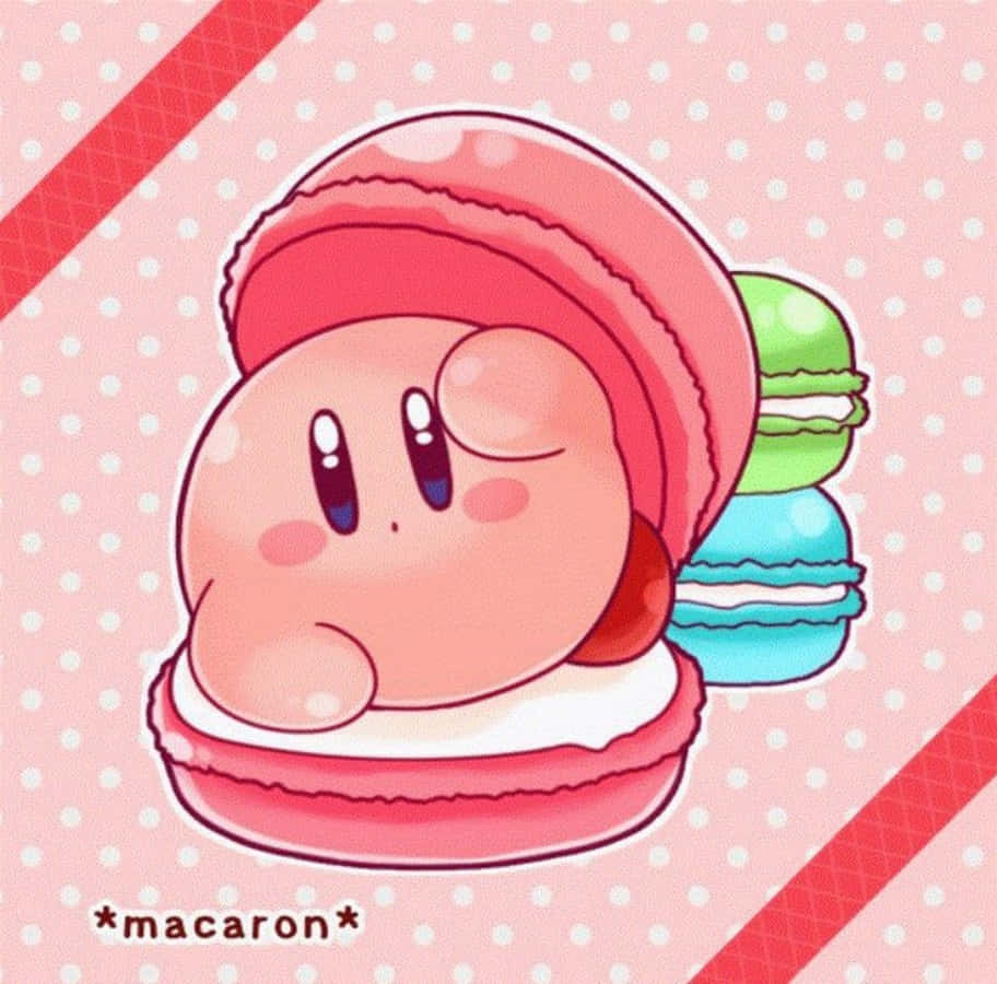 Kirby vui vẻ sẵn sàng khám phá thế giới Hình nền