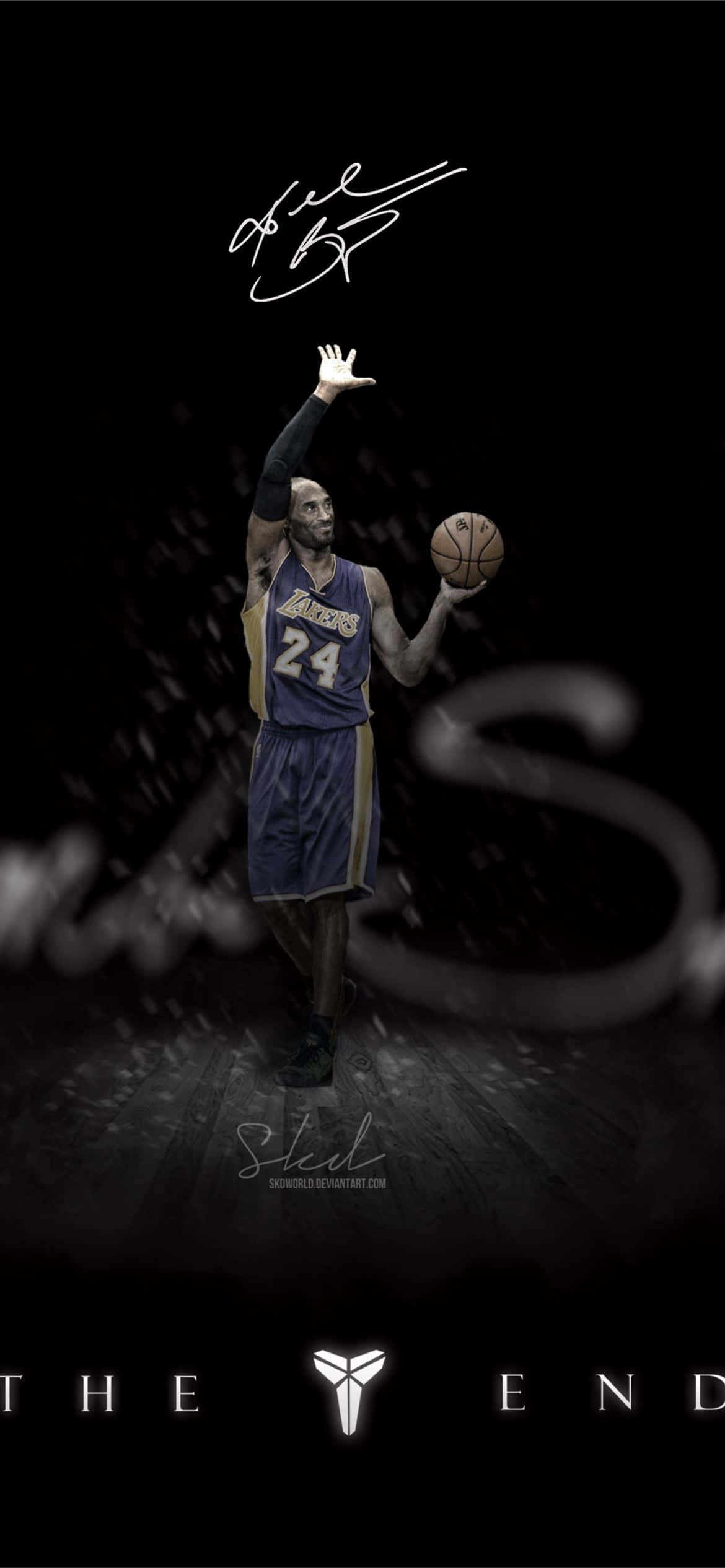 Kobe Bryant dẫn bóng trong một trận đấu Hình nền