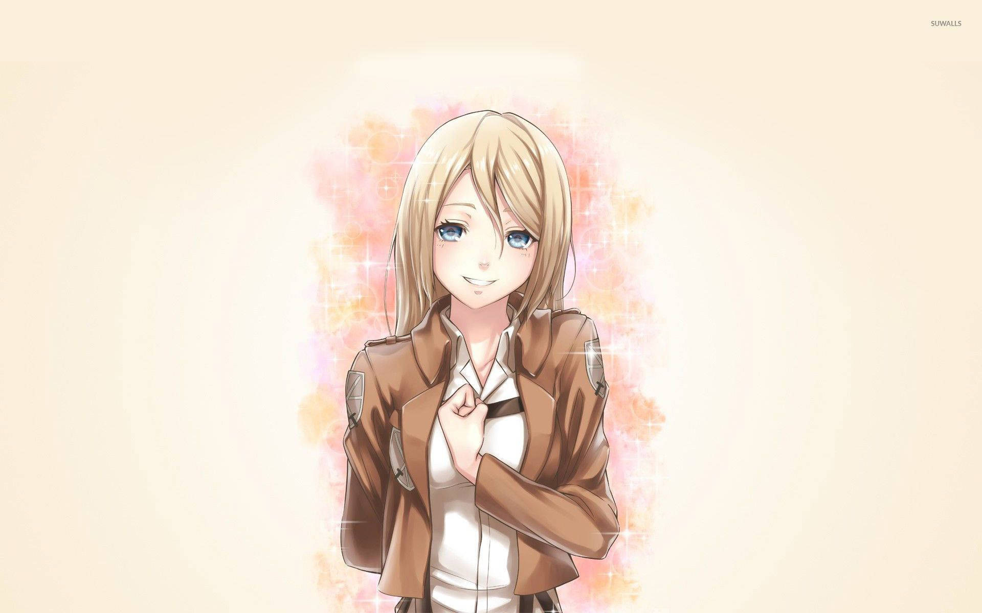 Krista Lenz Thể Hiện Sức Mạnh Trong Attack On Titan Hình nền