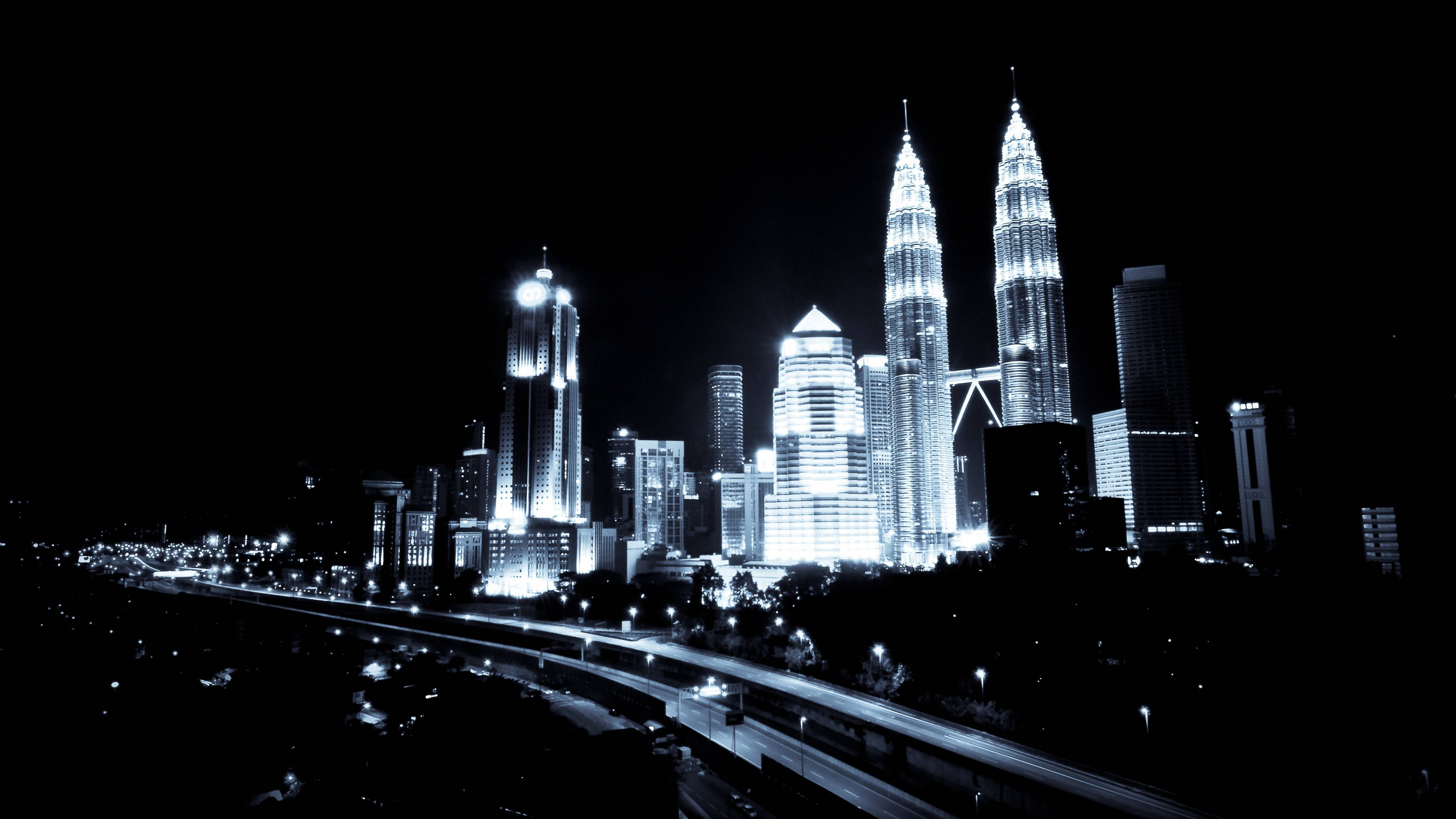 Kuala Lumpur Thành phố Đêm Hình nền